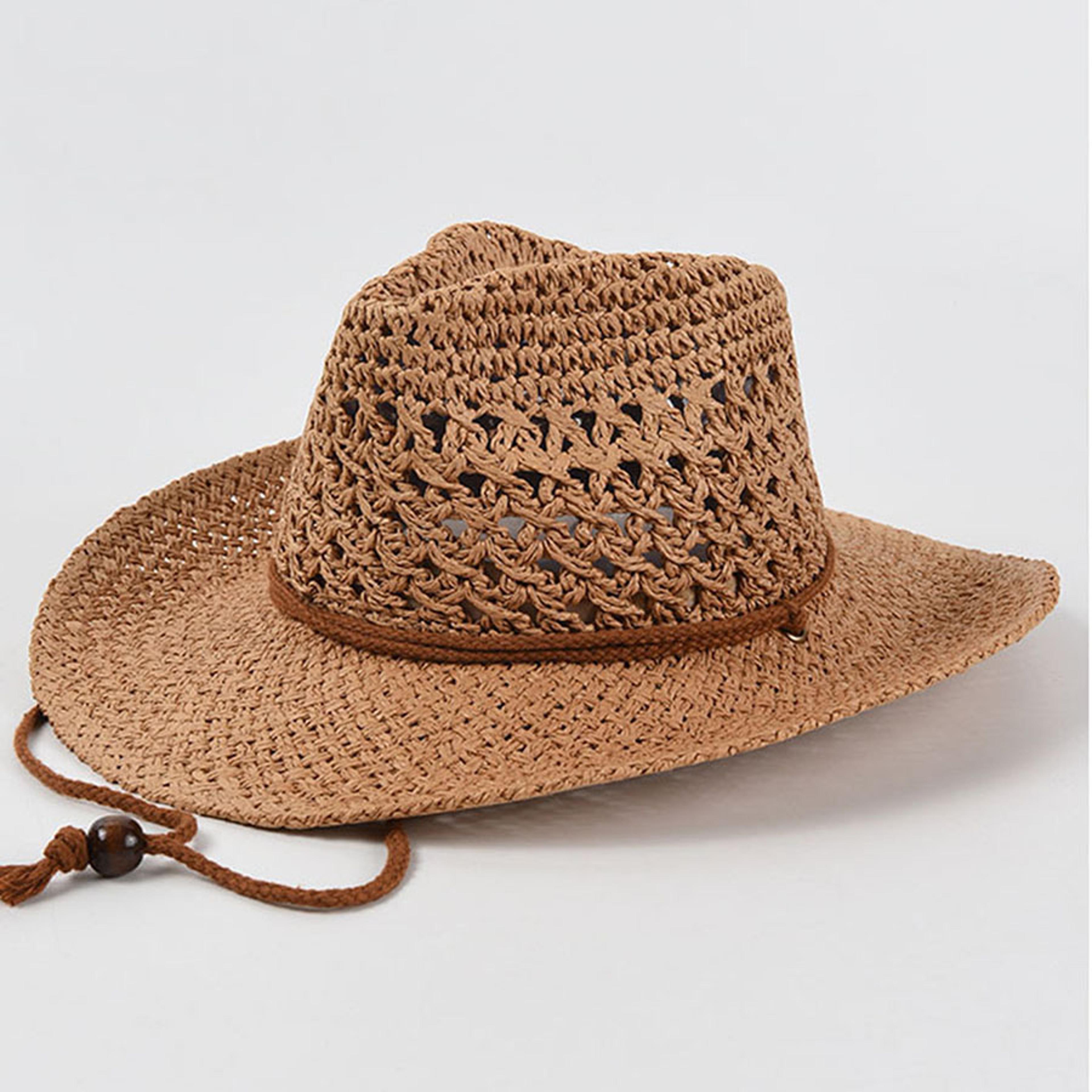 breathable panama straw hat for men & women wide brim sun protection travel beach hat