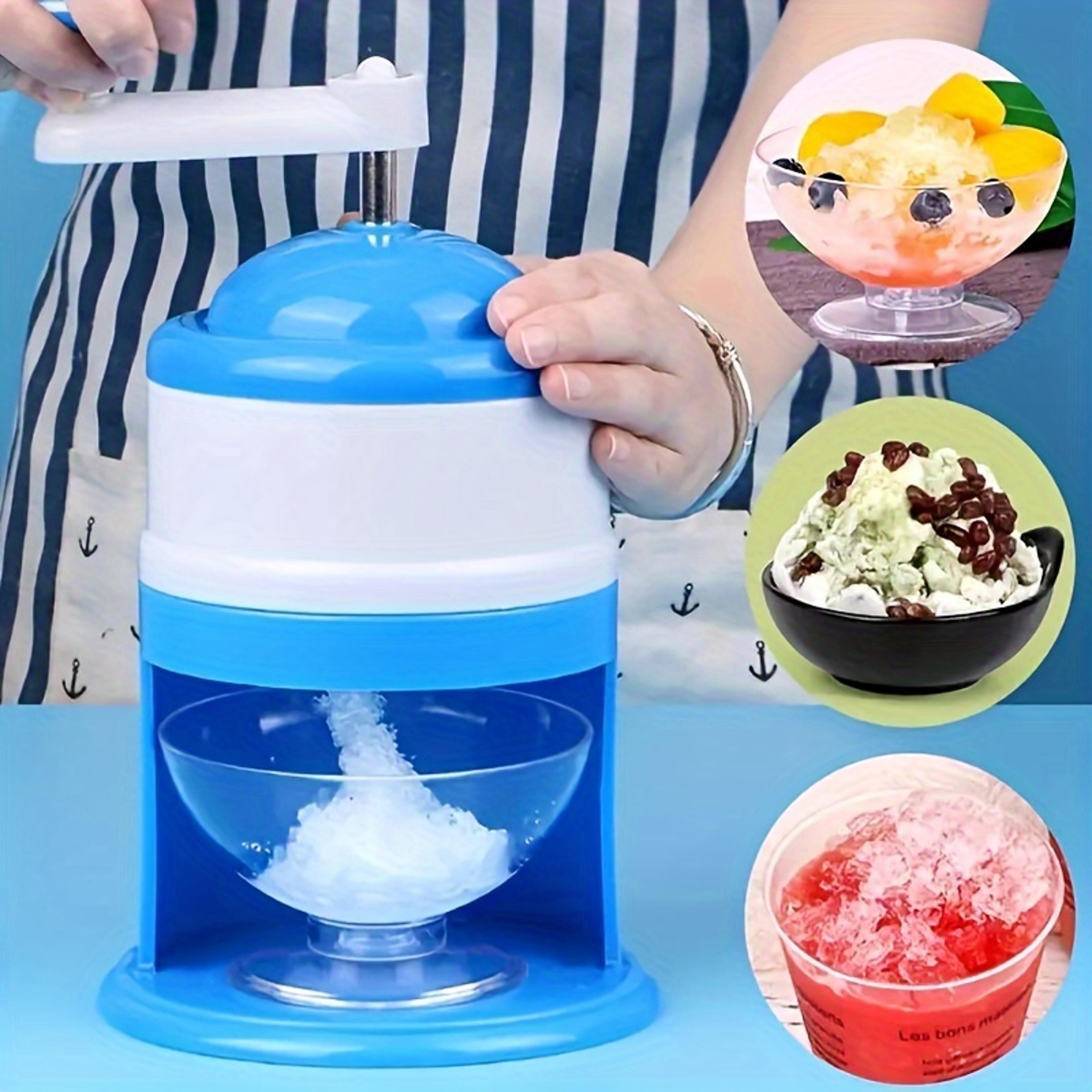 Portable Snow Cone Machine  Manual Shaved Ice Maker Durable Hand Crank Snow Cone Maker For Summer P 1