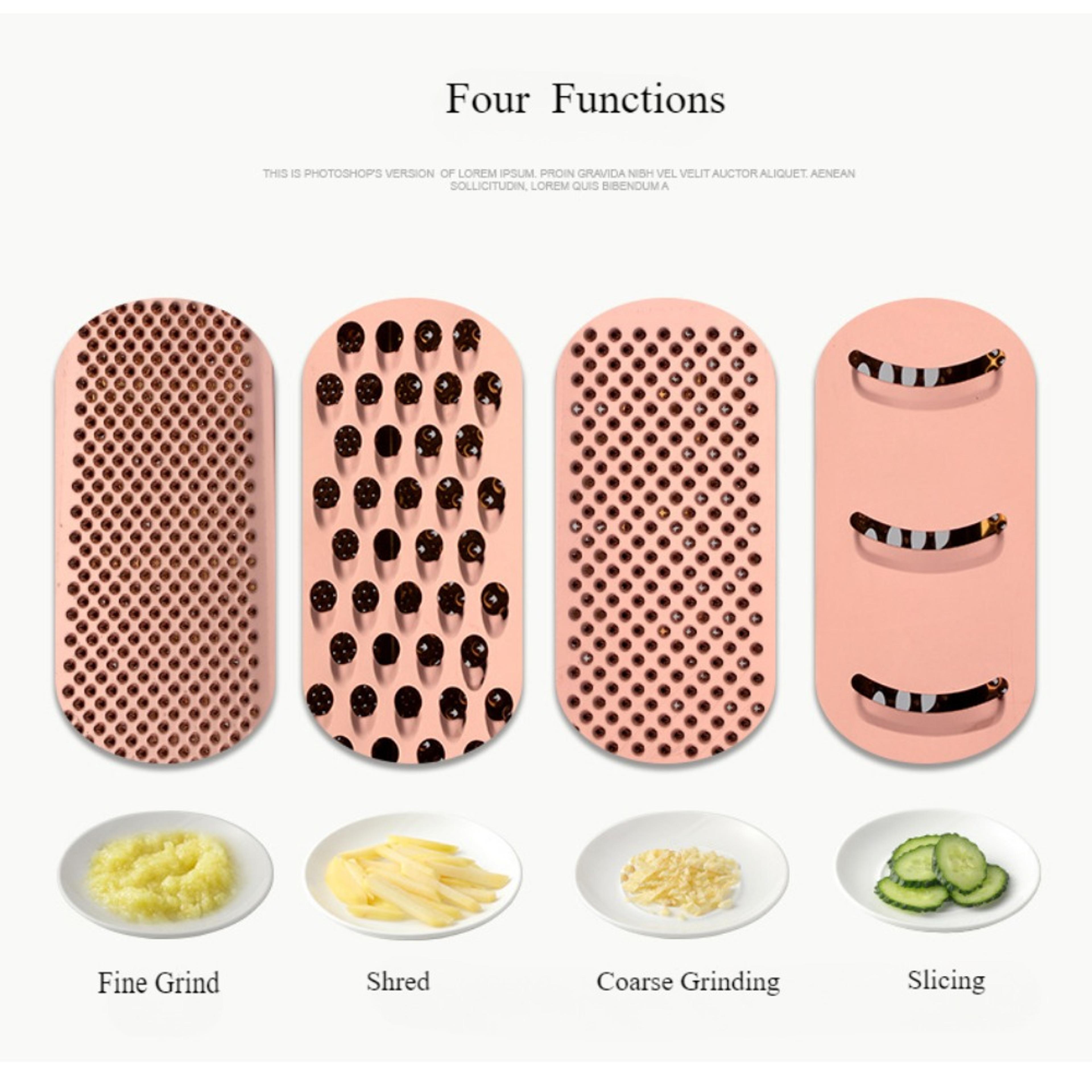Multi Functional Stainless Steel Grater  Vegetable Slicer For Kitchen 4