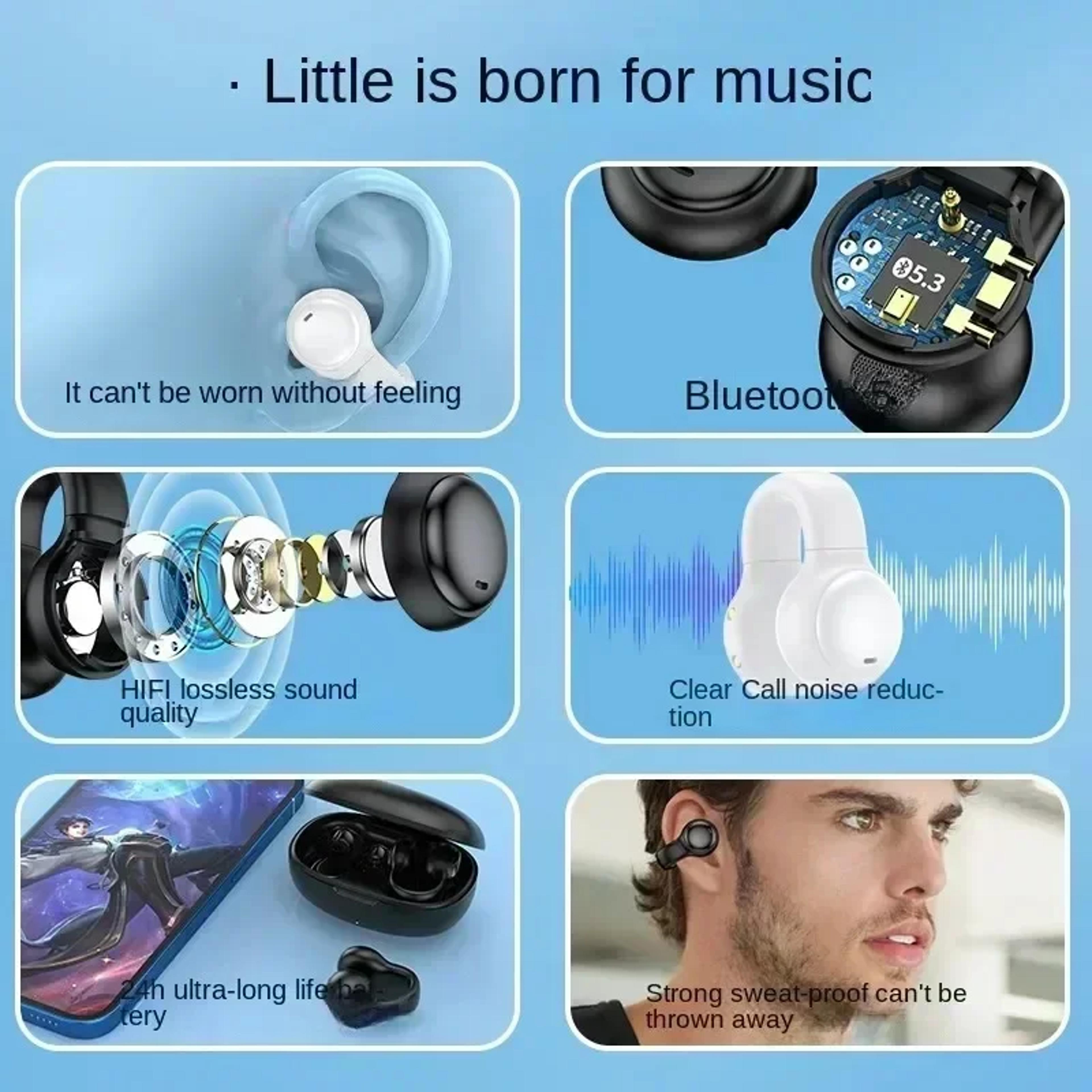 Premium Noise Canceling Wireless Earbuds With Bluetooth  Touch Control 3