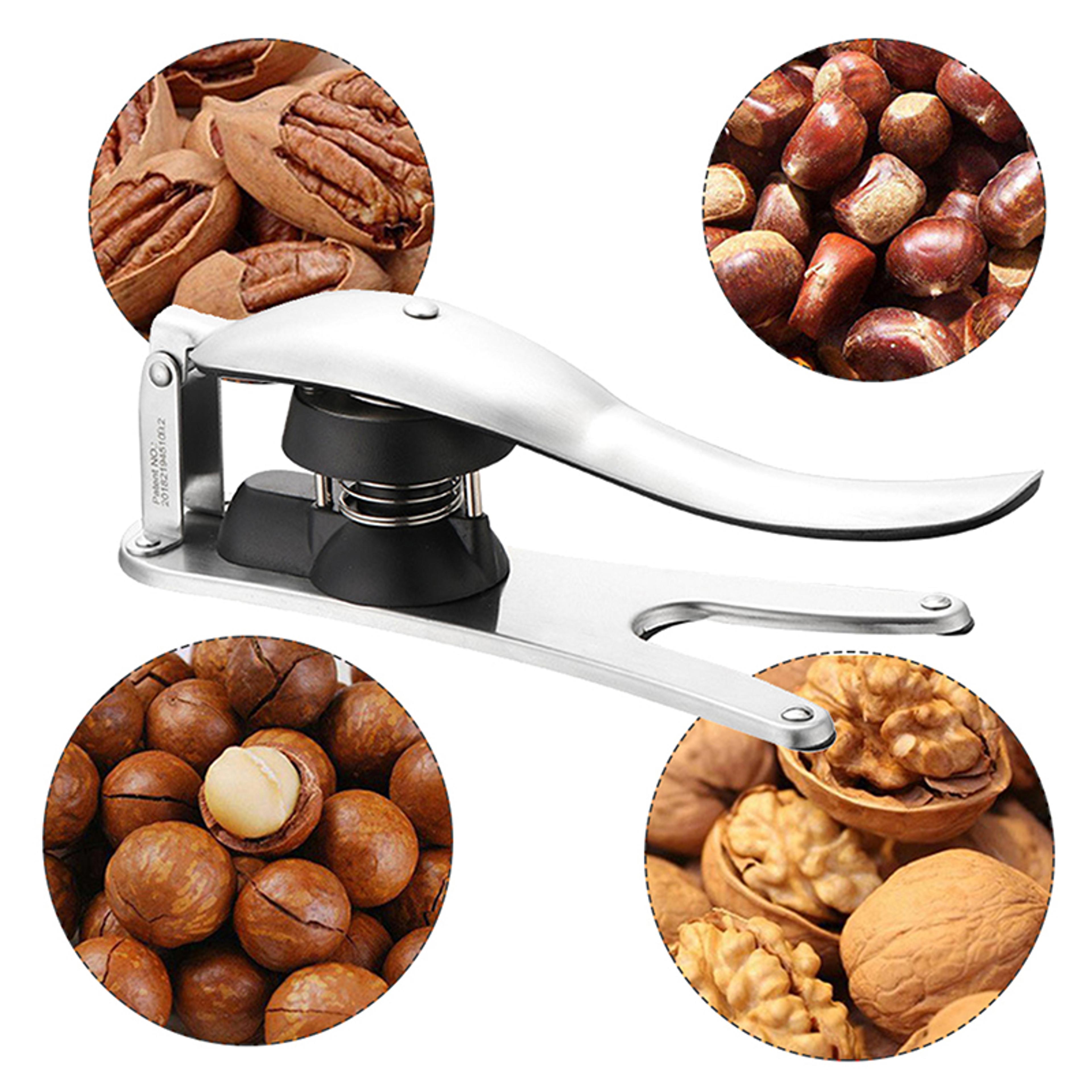 Premium Stainless Steel Chestnut  Walnut Pliers Nutcracker Tool  Chestnut Opener 4