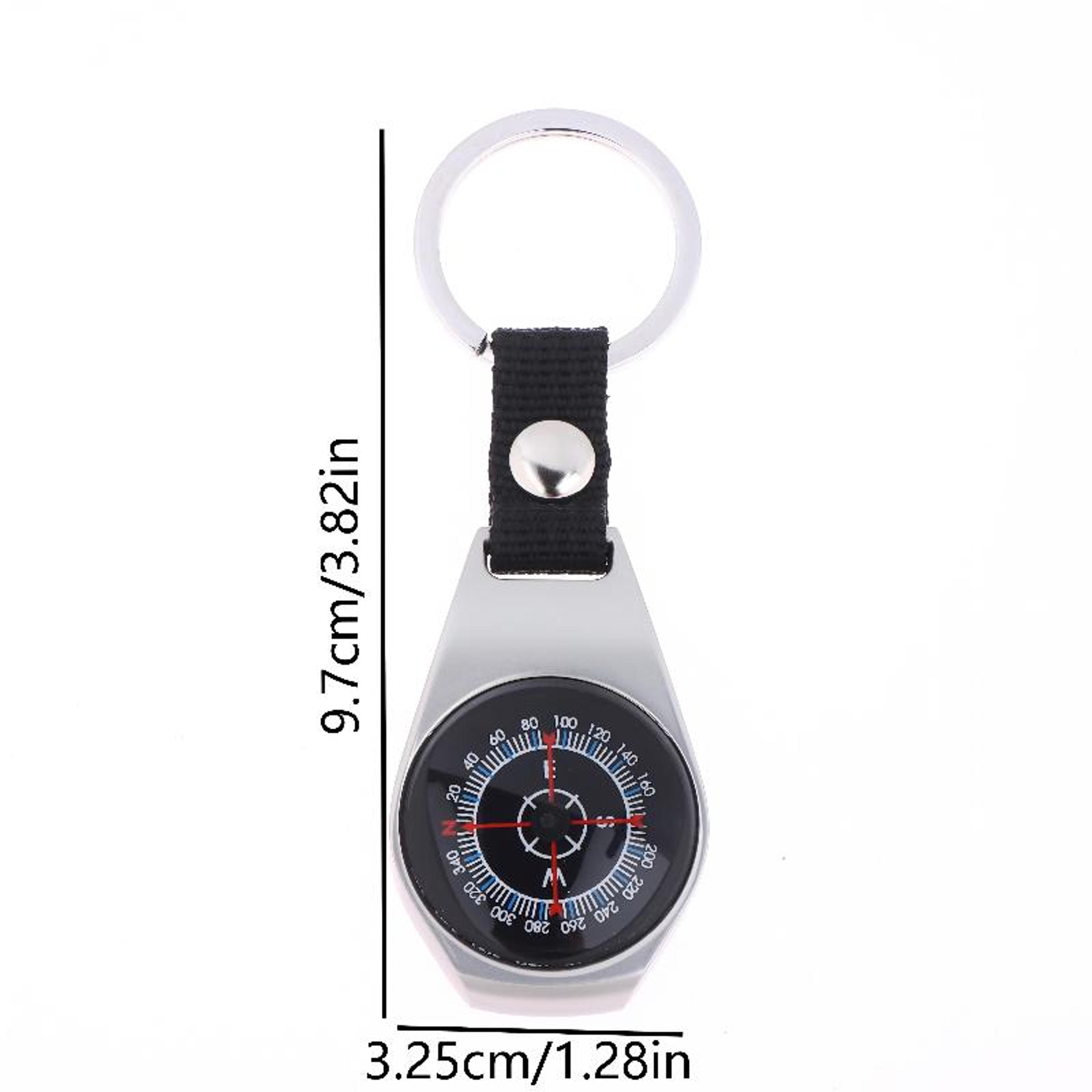 Premium Carabiner Compass Keychain Portable Outdoor Navigation Tool For Hiking  Survival 4