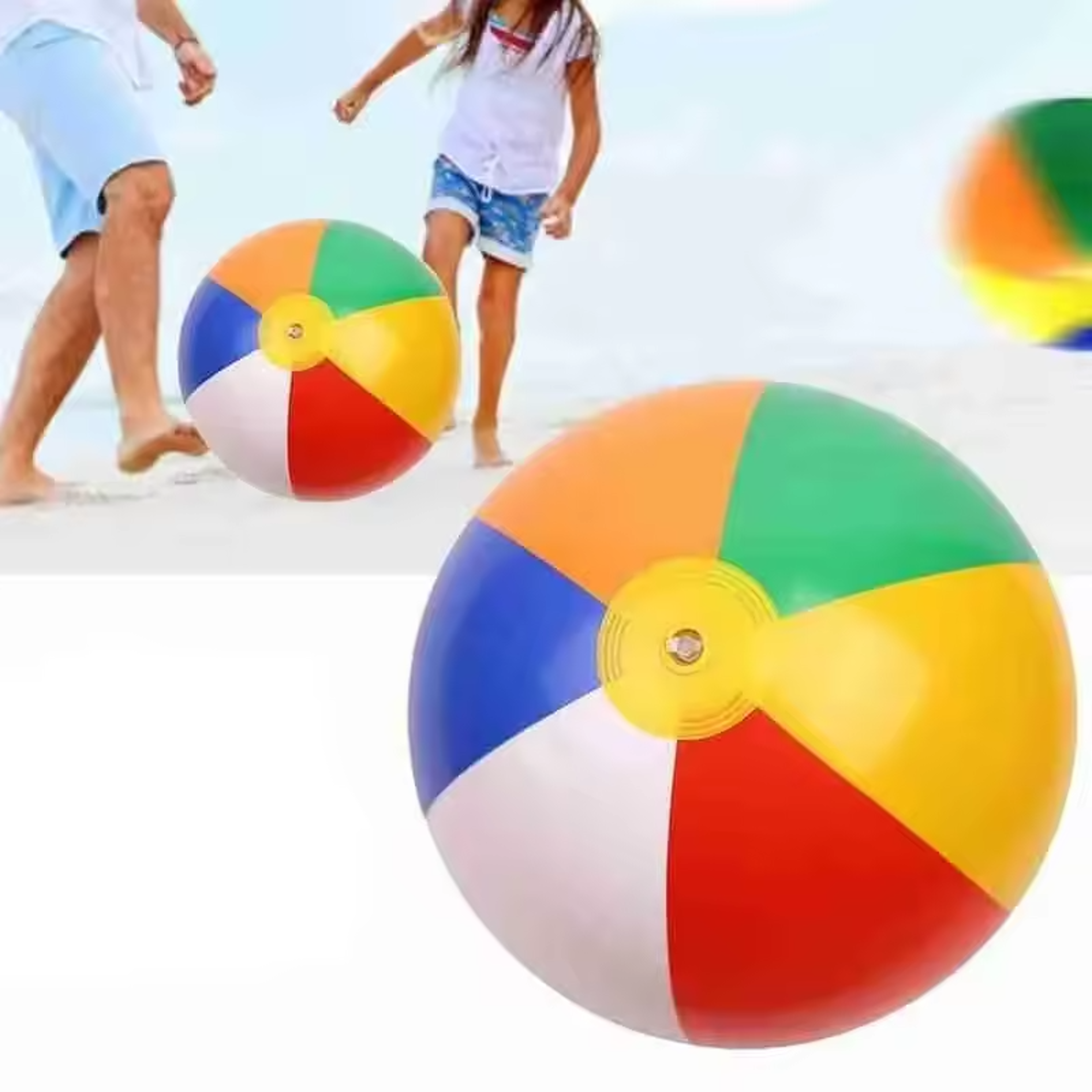 summer fun inflatable beach volleyball ball pool toy for outdoor play & family water games