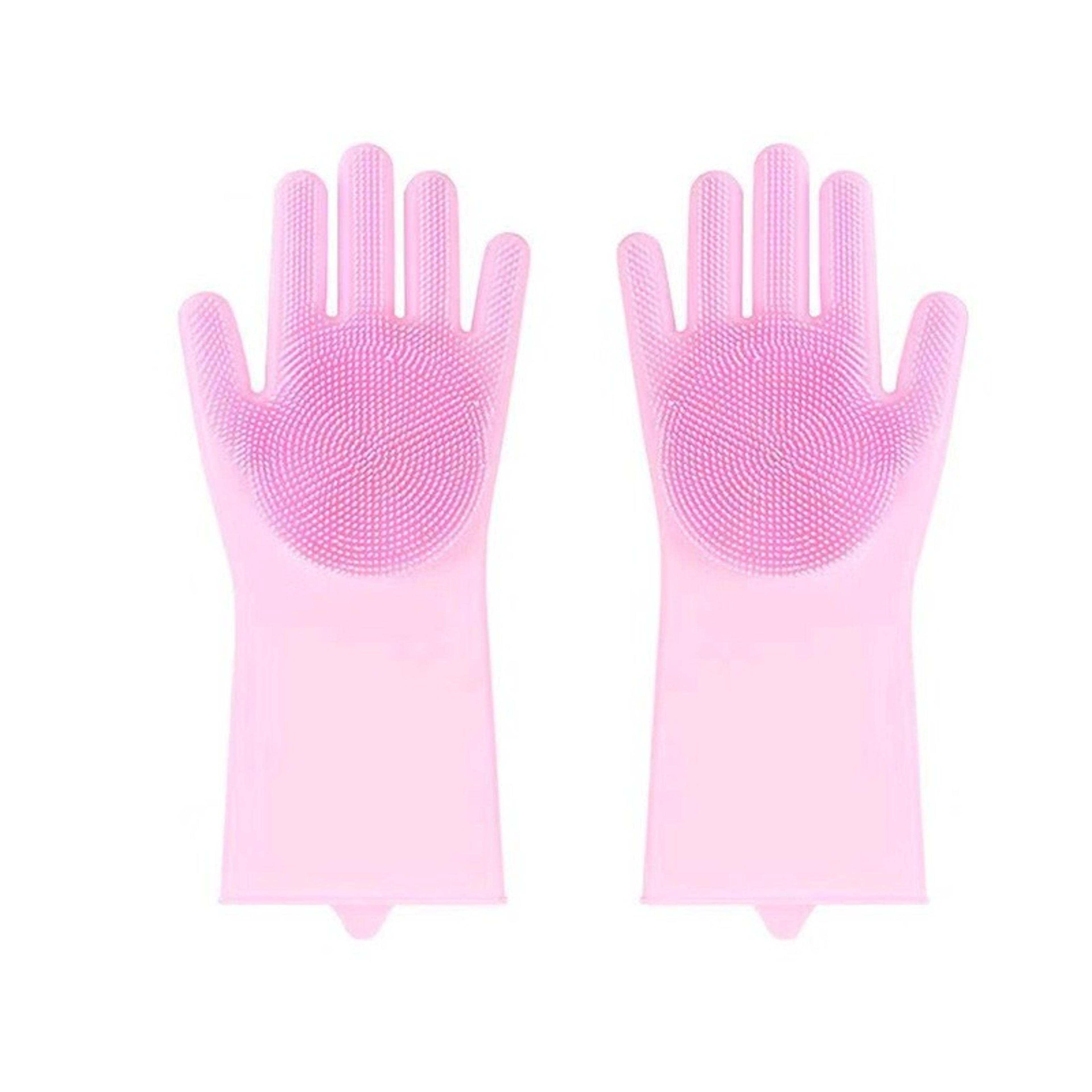 Silicone Dishwashing Gloves For Reusable Kitchen Pet And Car Cleaning 8