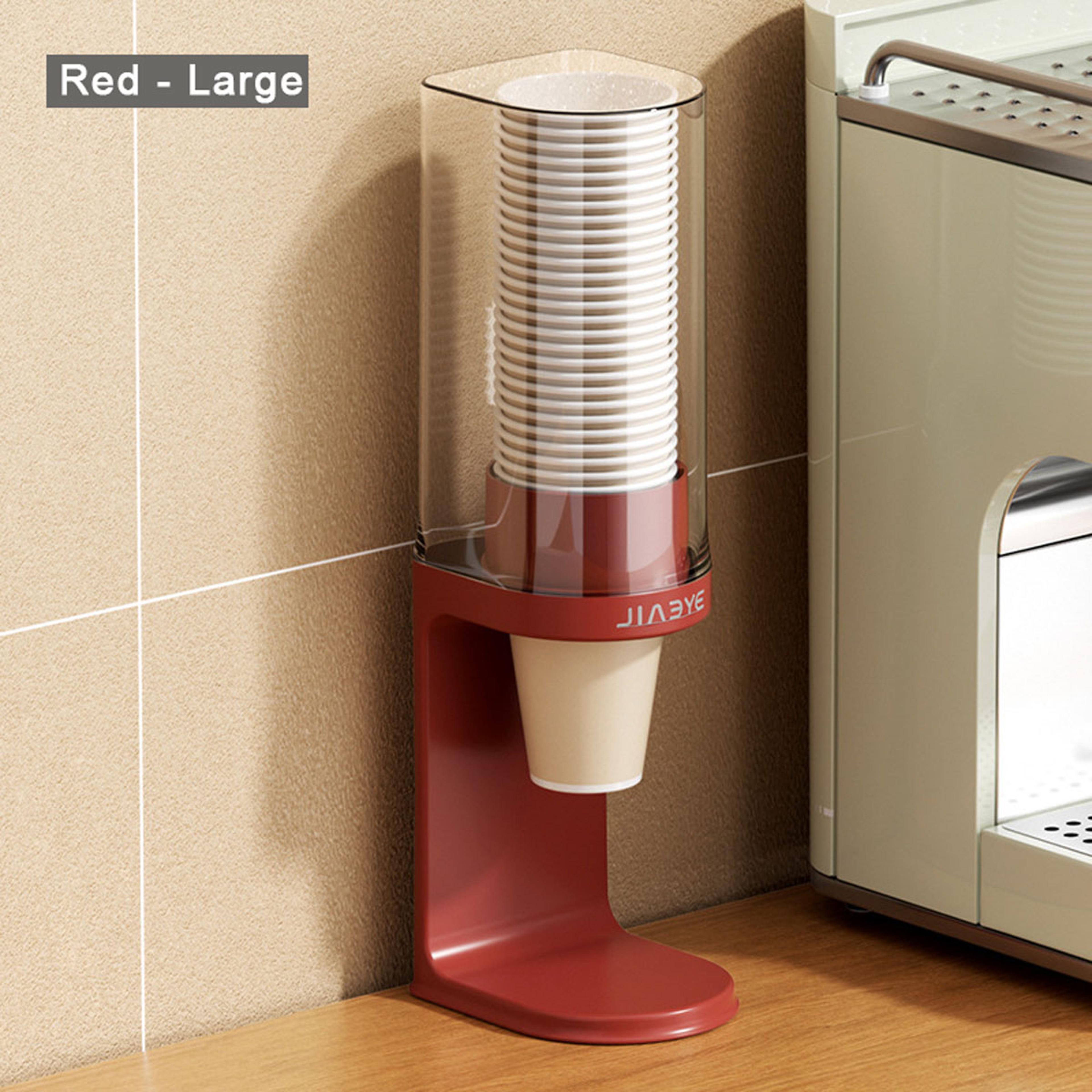 Luxury Disposable Cup Holder  Paper Cup Dispenser For Countertop Storage 7