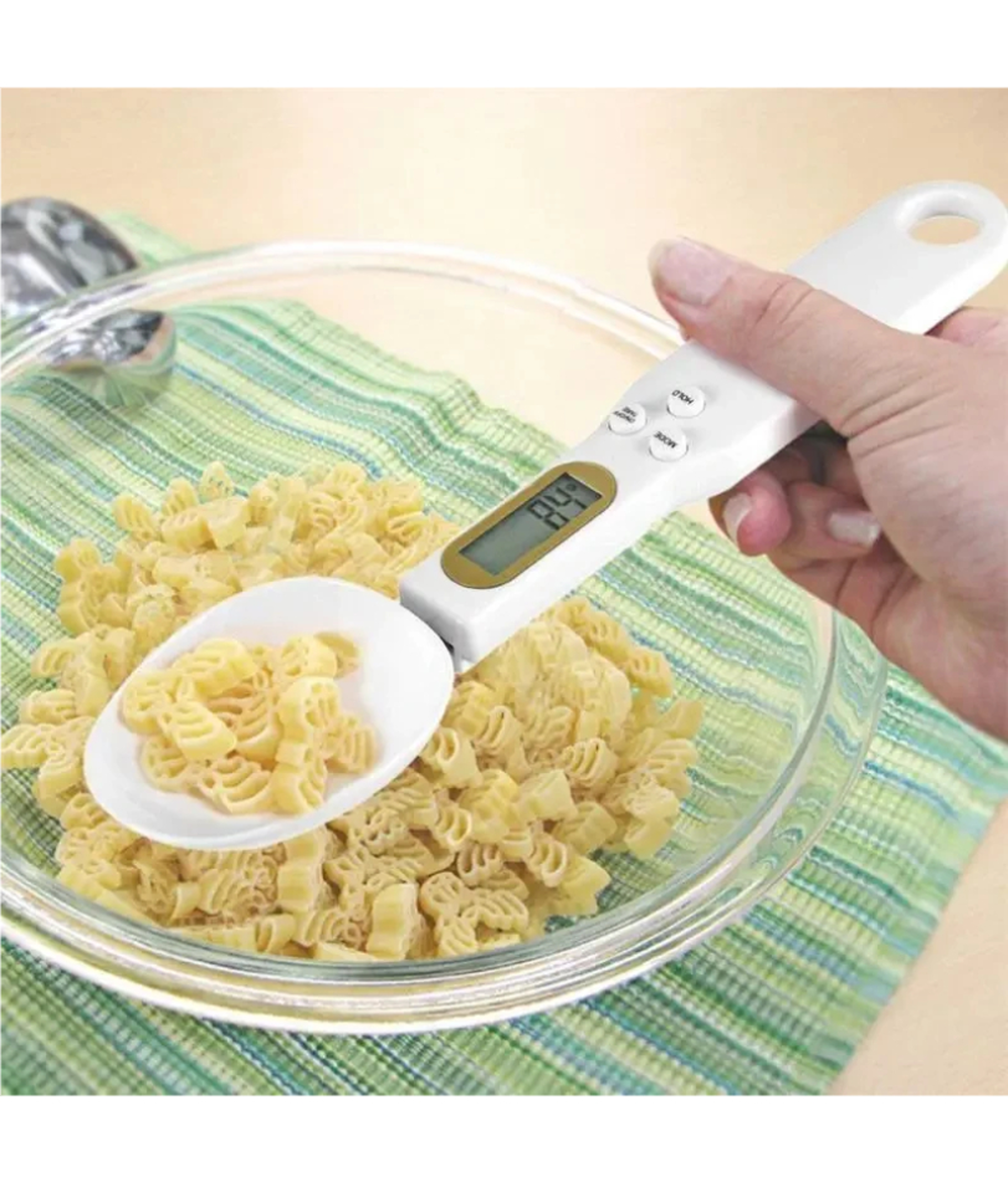 LCD Digital Measuring Spoon Adjustable Kitchen  Coffee Scale 2