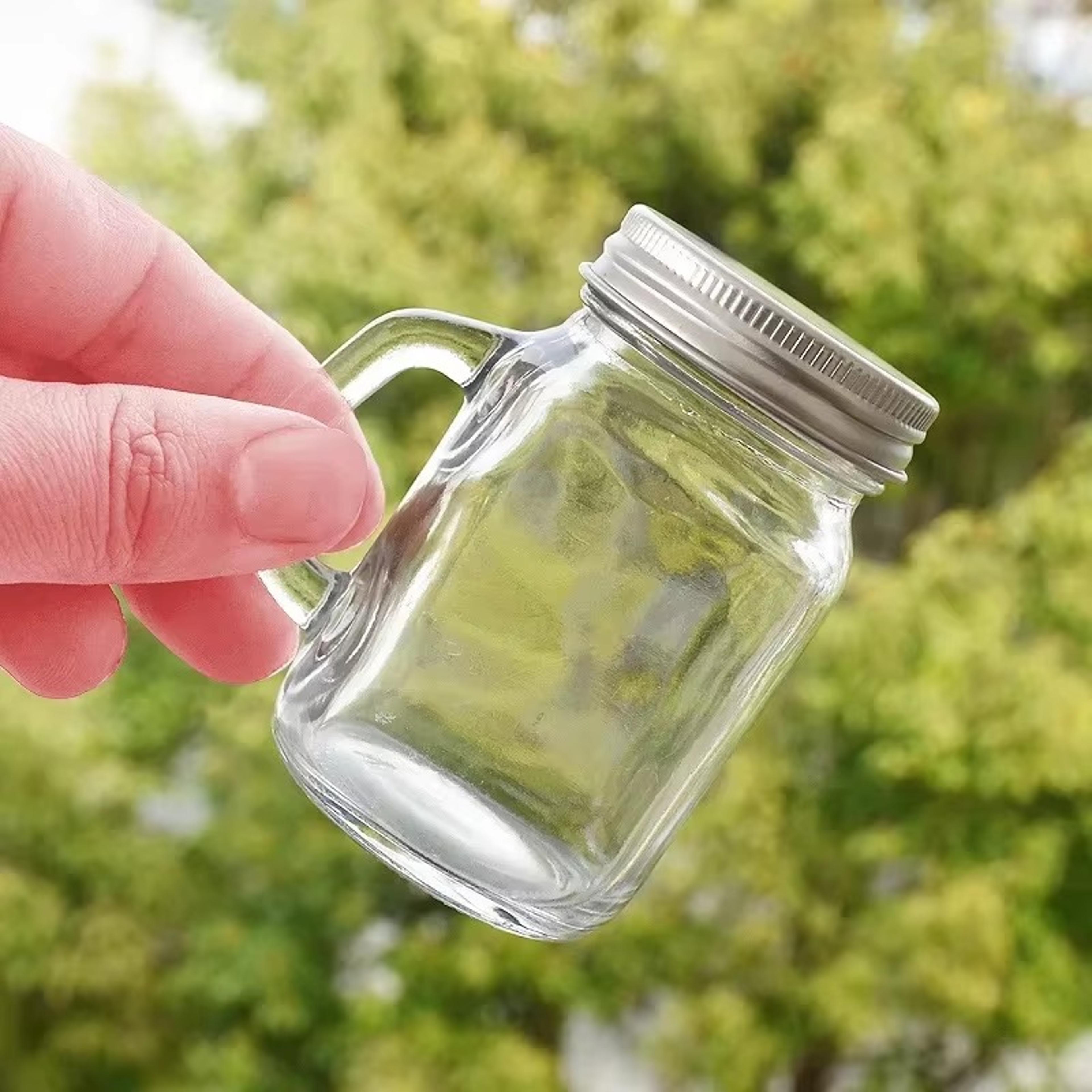 Portable Mini Glass Bottle For Jam Honey  Coffee Concentrate 4