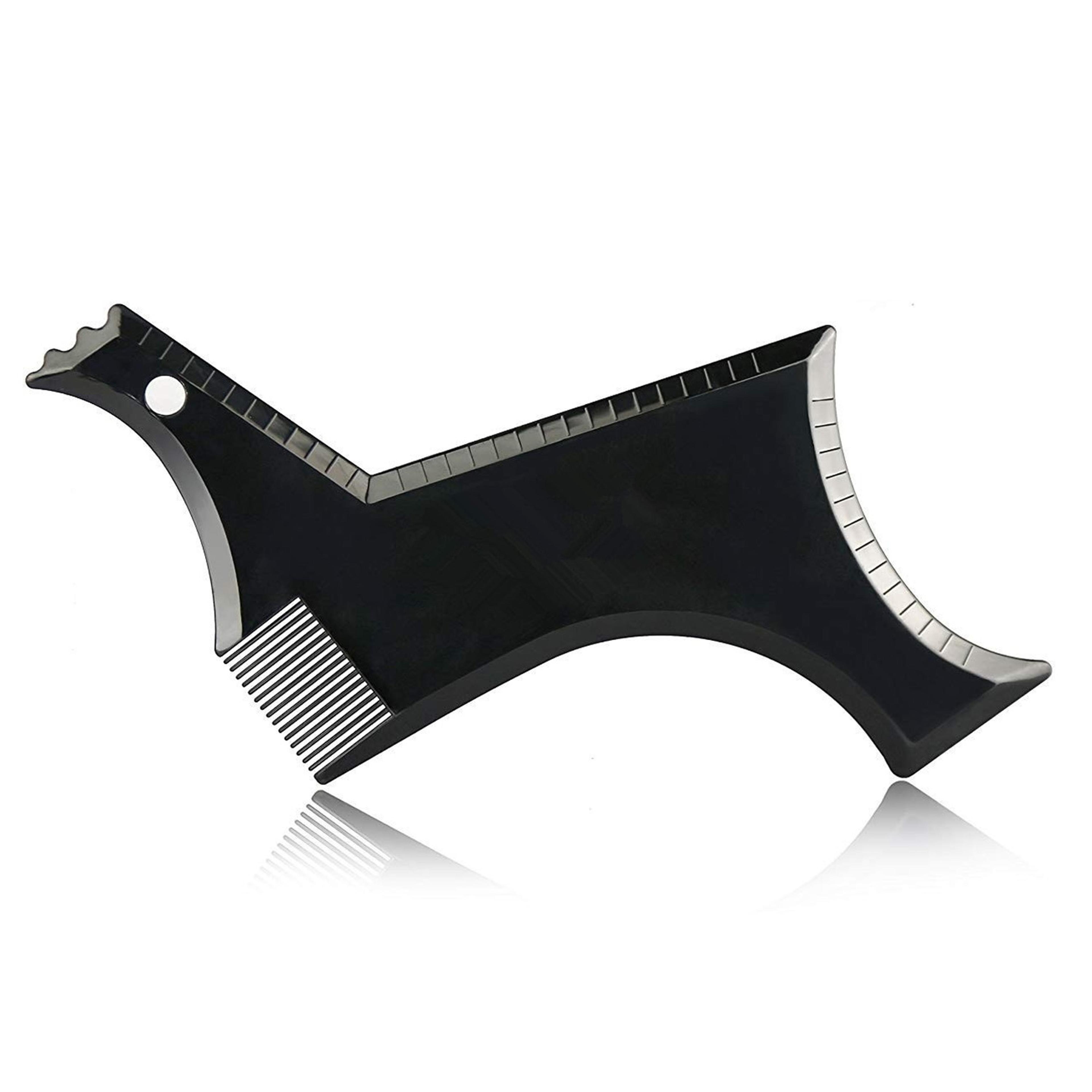 Mens Beard Shaping Tool  Styling Comb Precision Beard Ruler 10