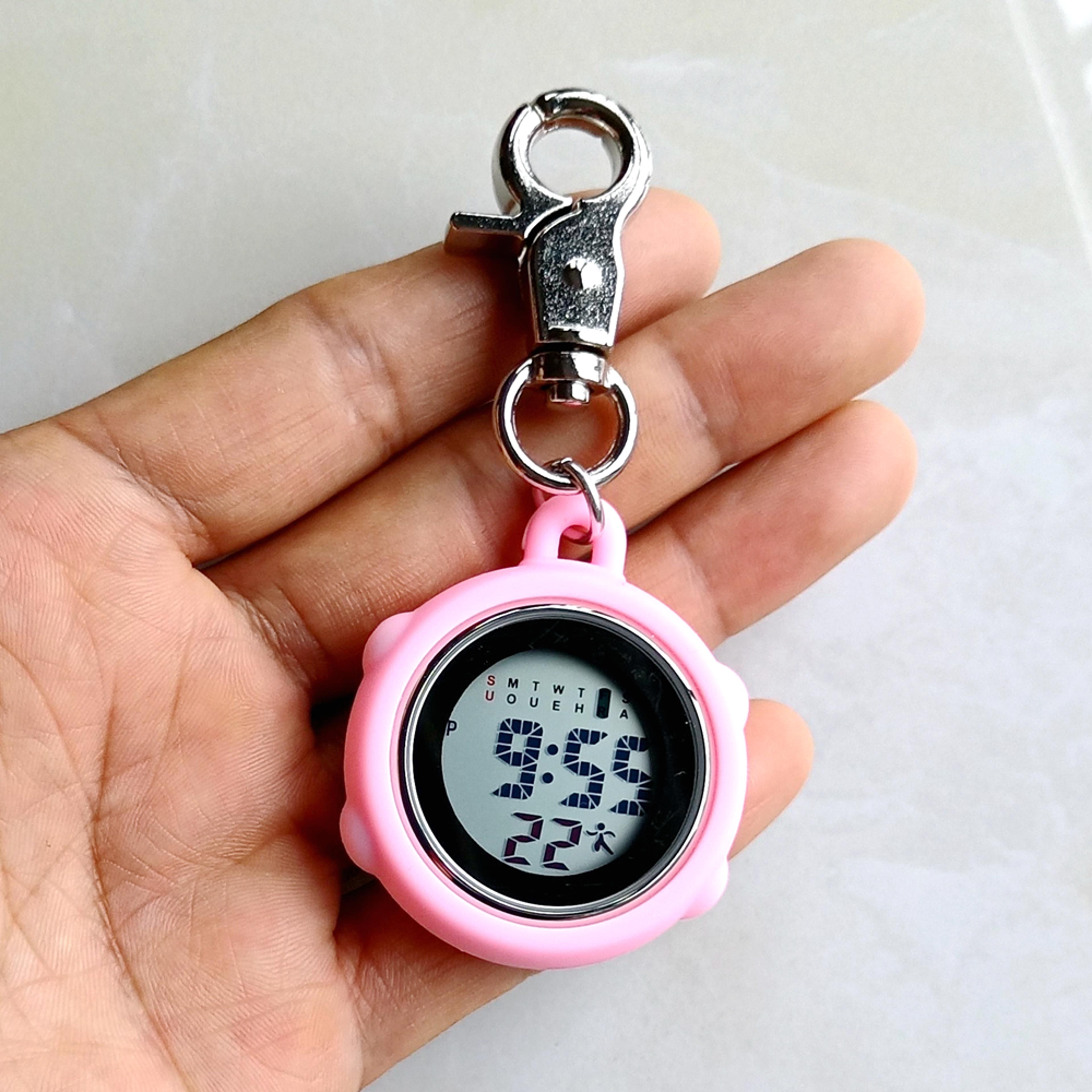 Multifunctional Digital Pocket Watch Keychain For Nurses  Students 3