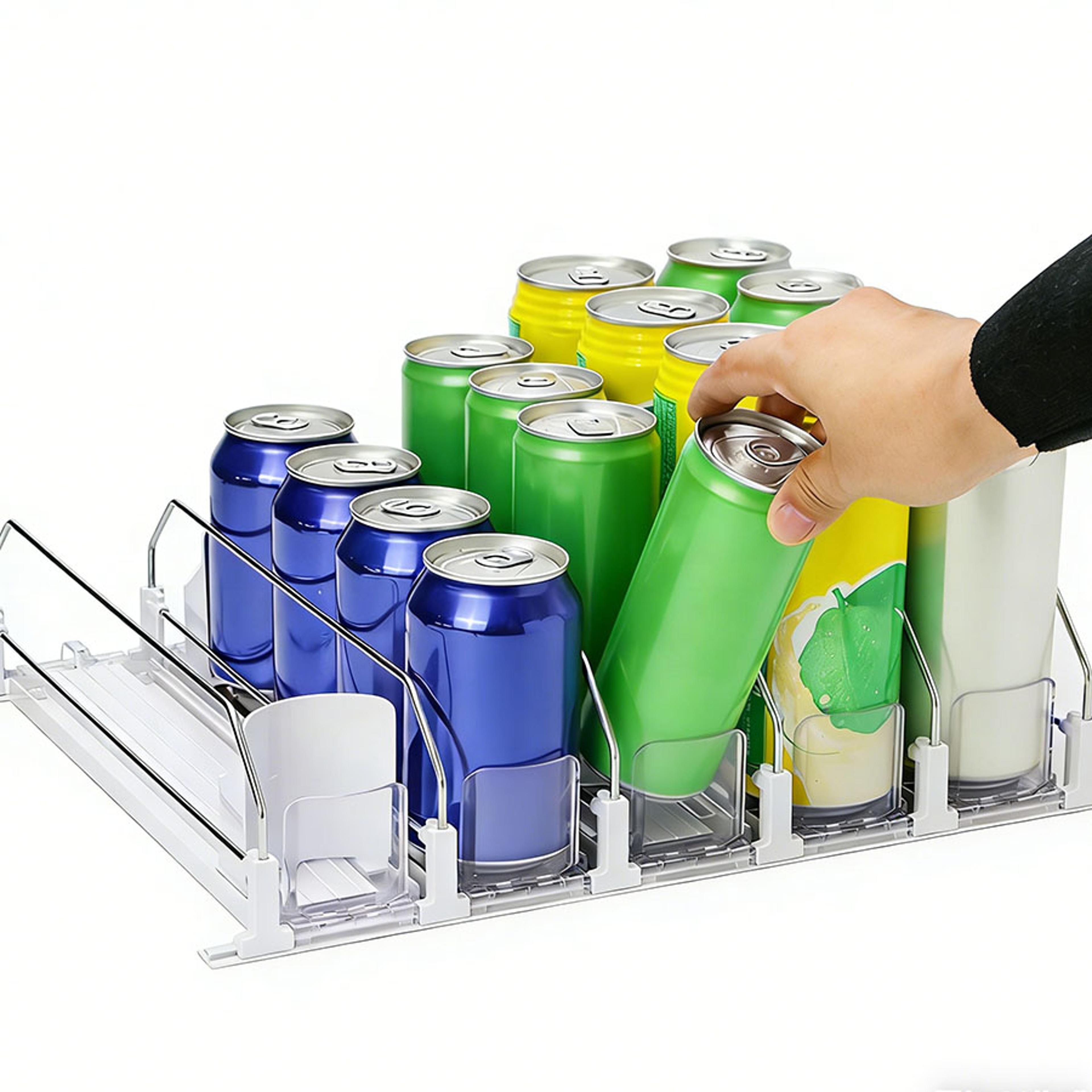 Premium Fridge Can Organizer  Automatic Soda Can Dispenser 1