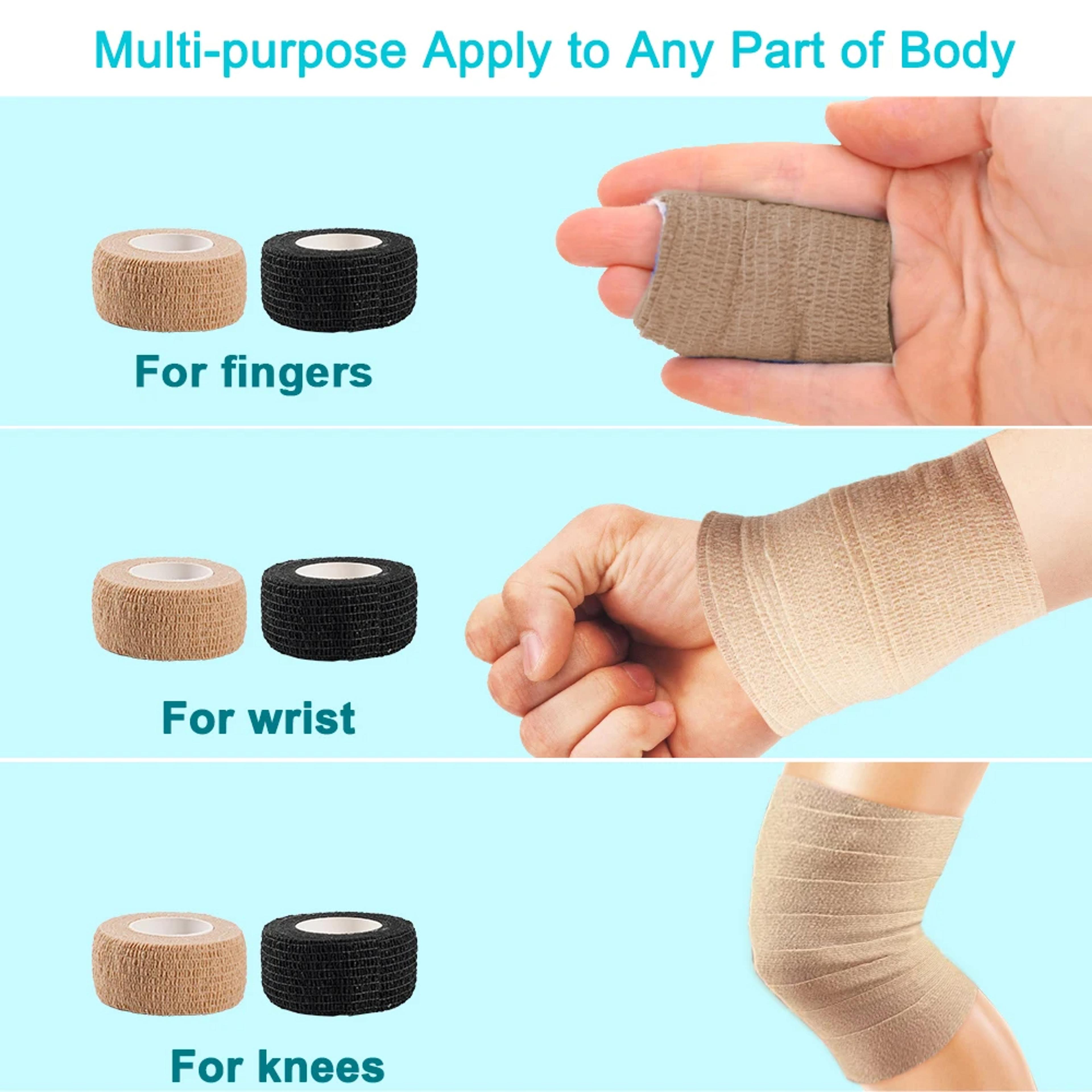 Premium Self Adhesive Athletic Tape  Elastic Bandage Set For Sports Protection 3