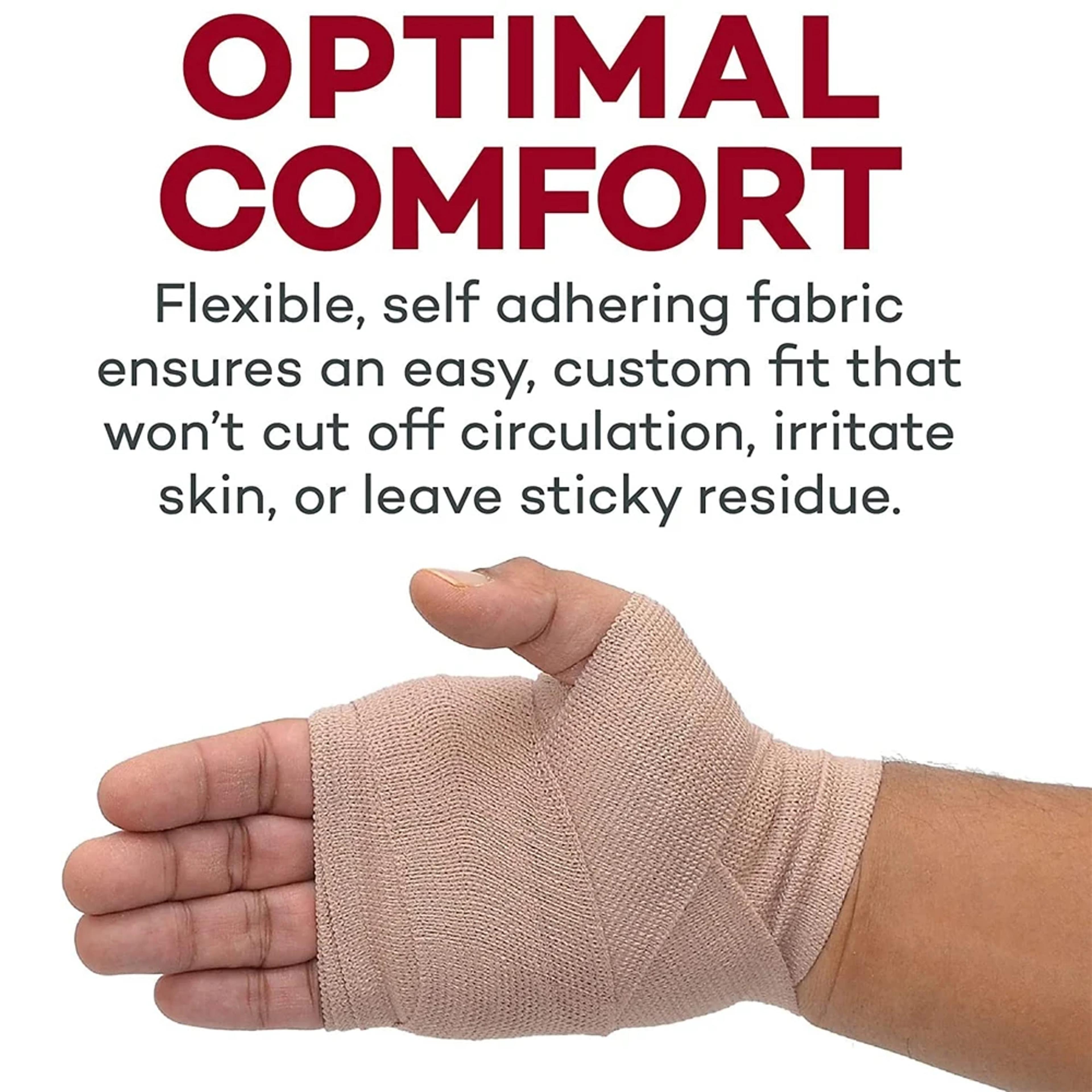 Premium Elastic Bandage Wrap Cotton Latex Free Self Adhesive Support For Sports  First Aid 3