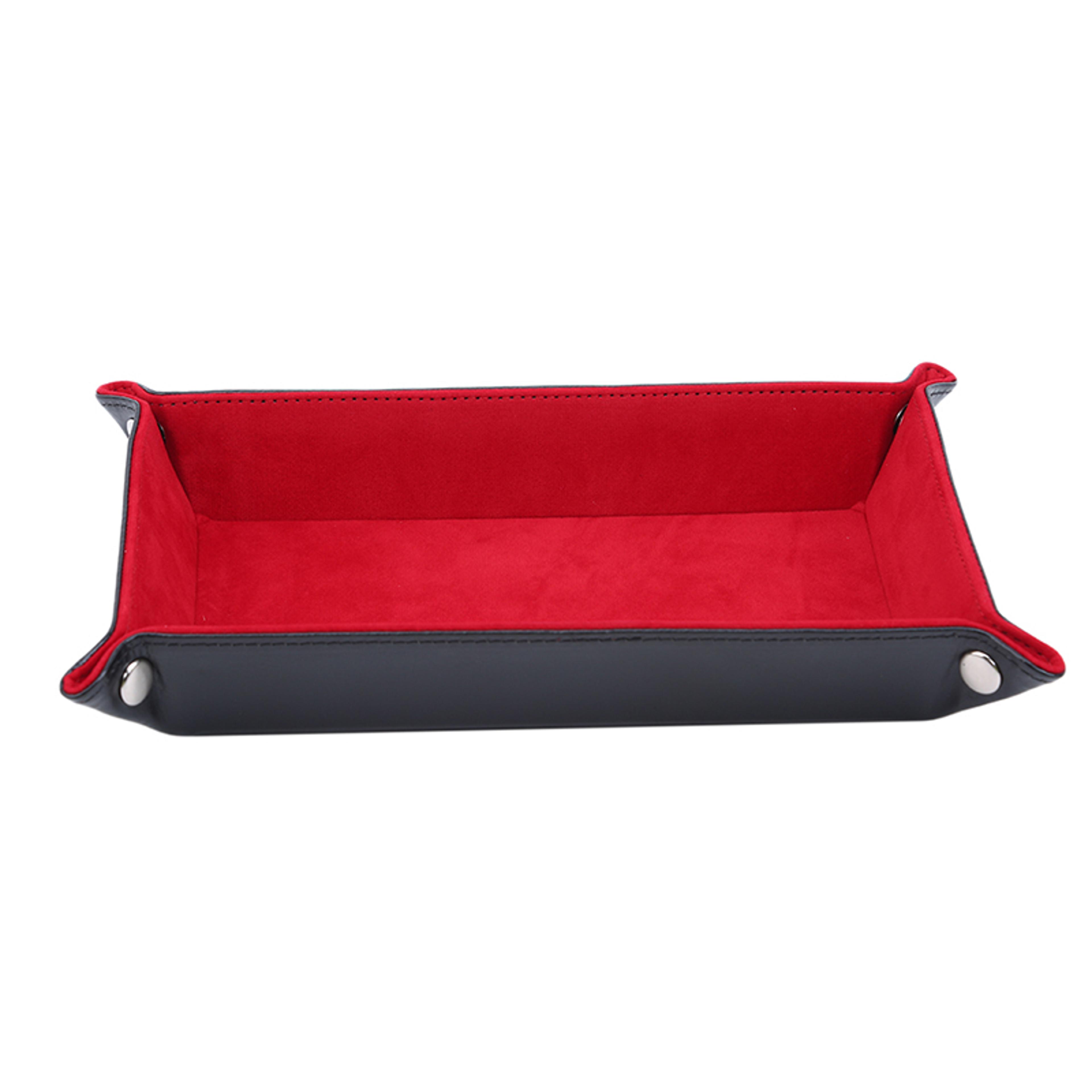 Premium PU Leather Folding Jewelry  Dice Storage Tray 10