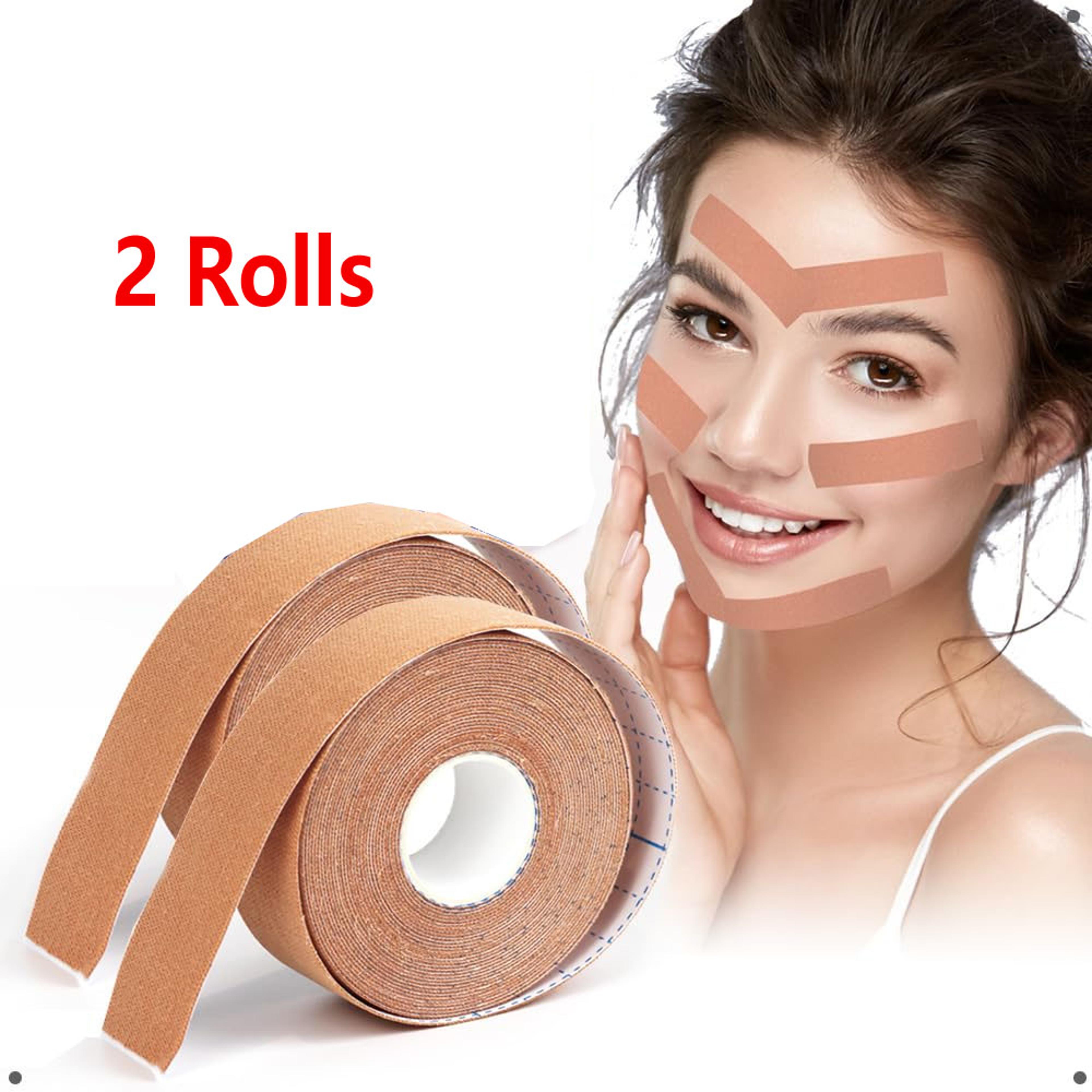 facial & neck lift tape set premium facial lift tape & anti wrinkle patches for firming & toning