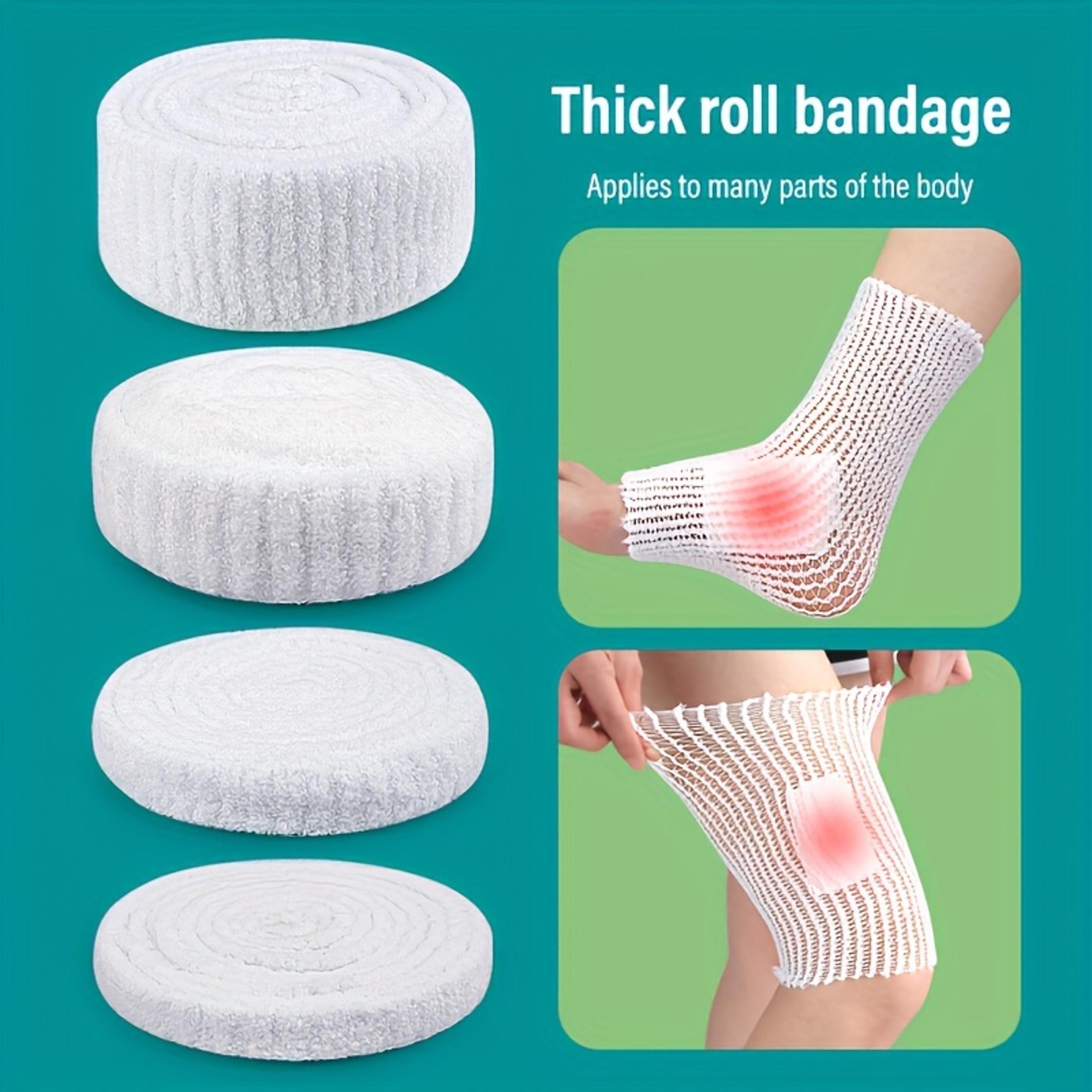 breathable tubular bandage elastic mesh wound dressing roll for wrist and first aid