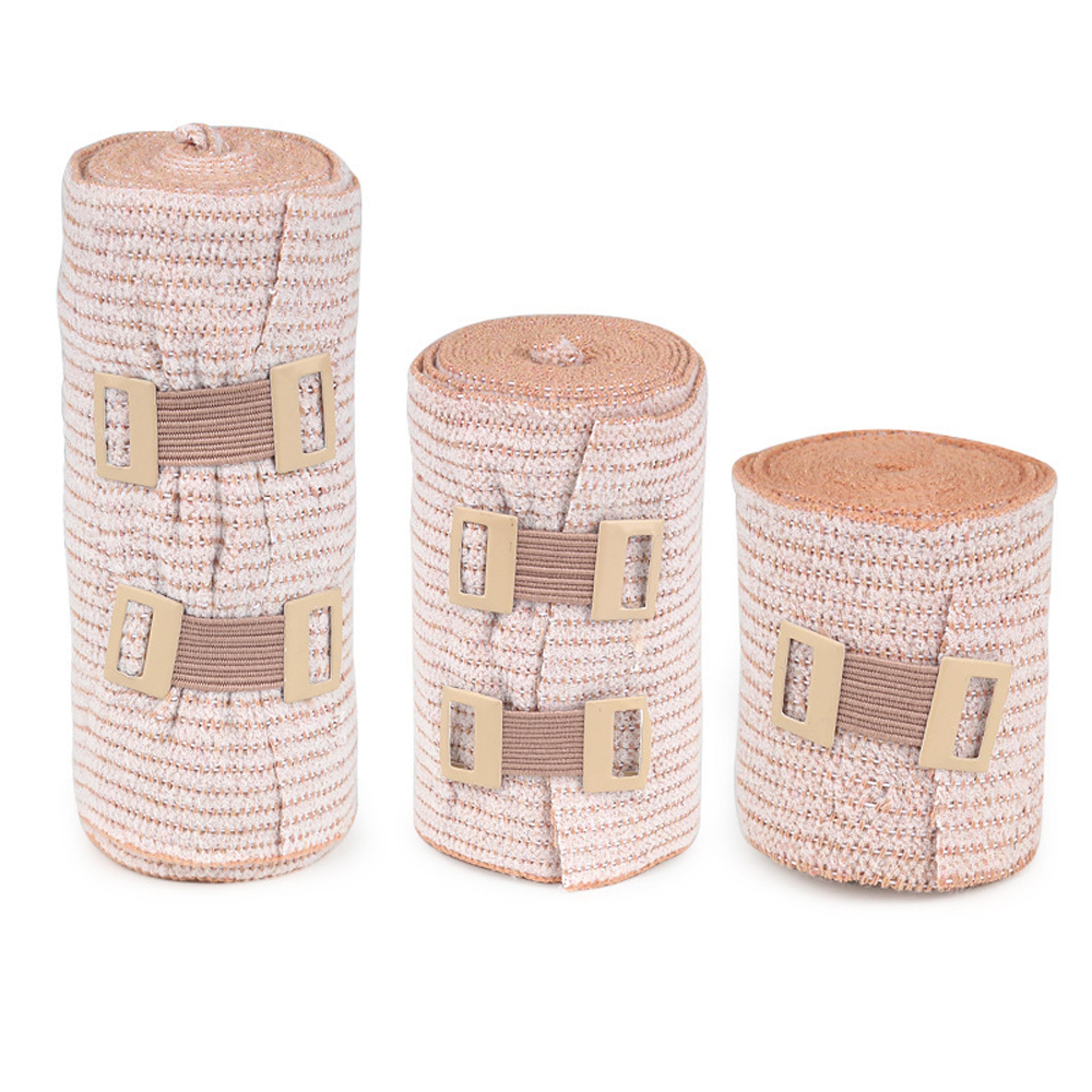 Elastic Compression Bandage Wrap With Clip Closure For Ankle Knee Wrist And Sprain Support 1