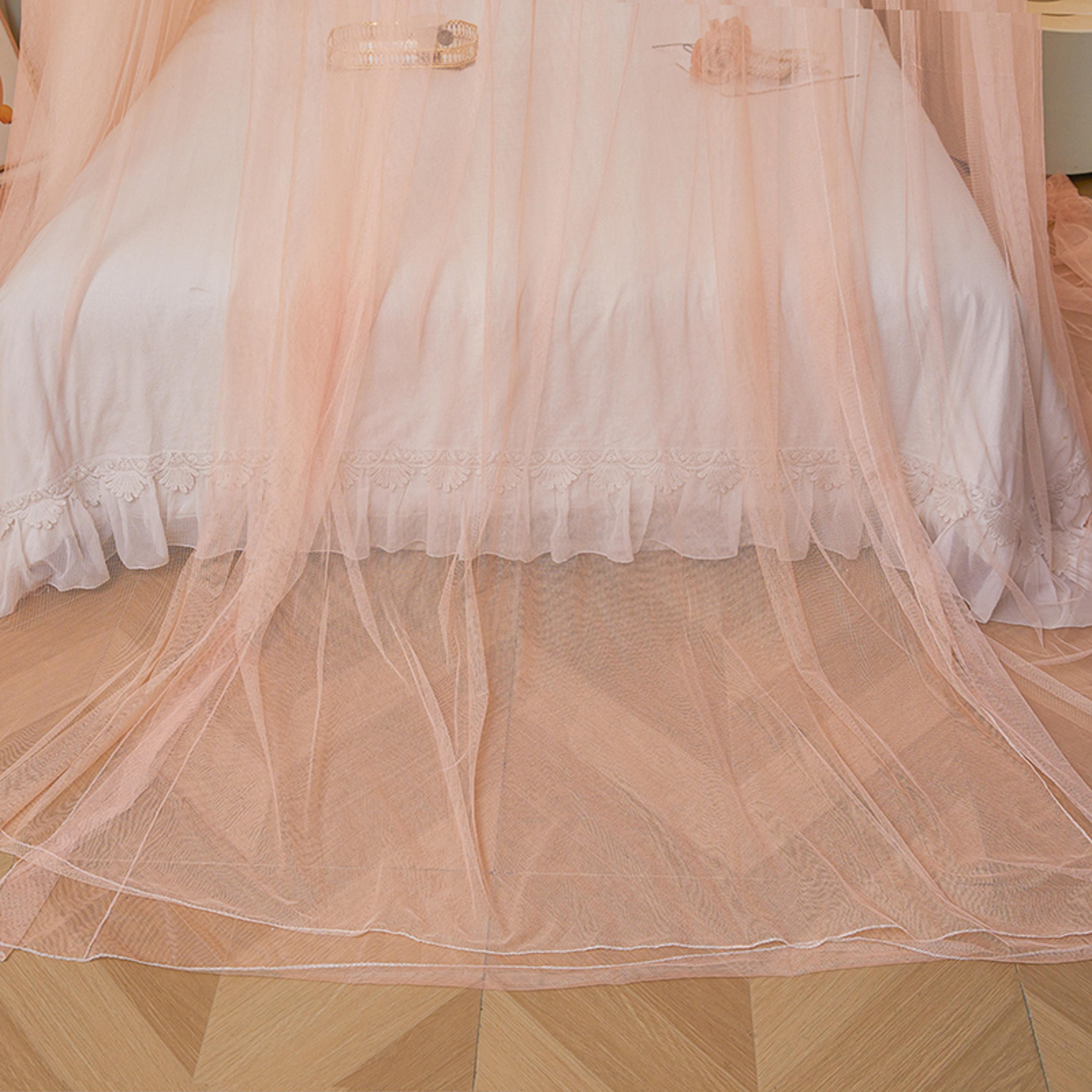 Pink Princess Mosquito Net Bed Canopy For Girls Room Decor 5