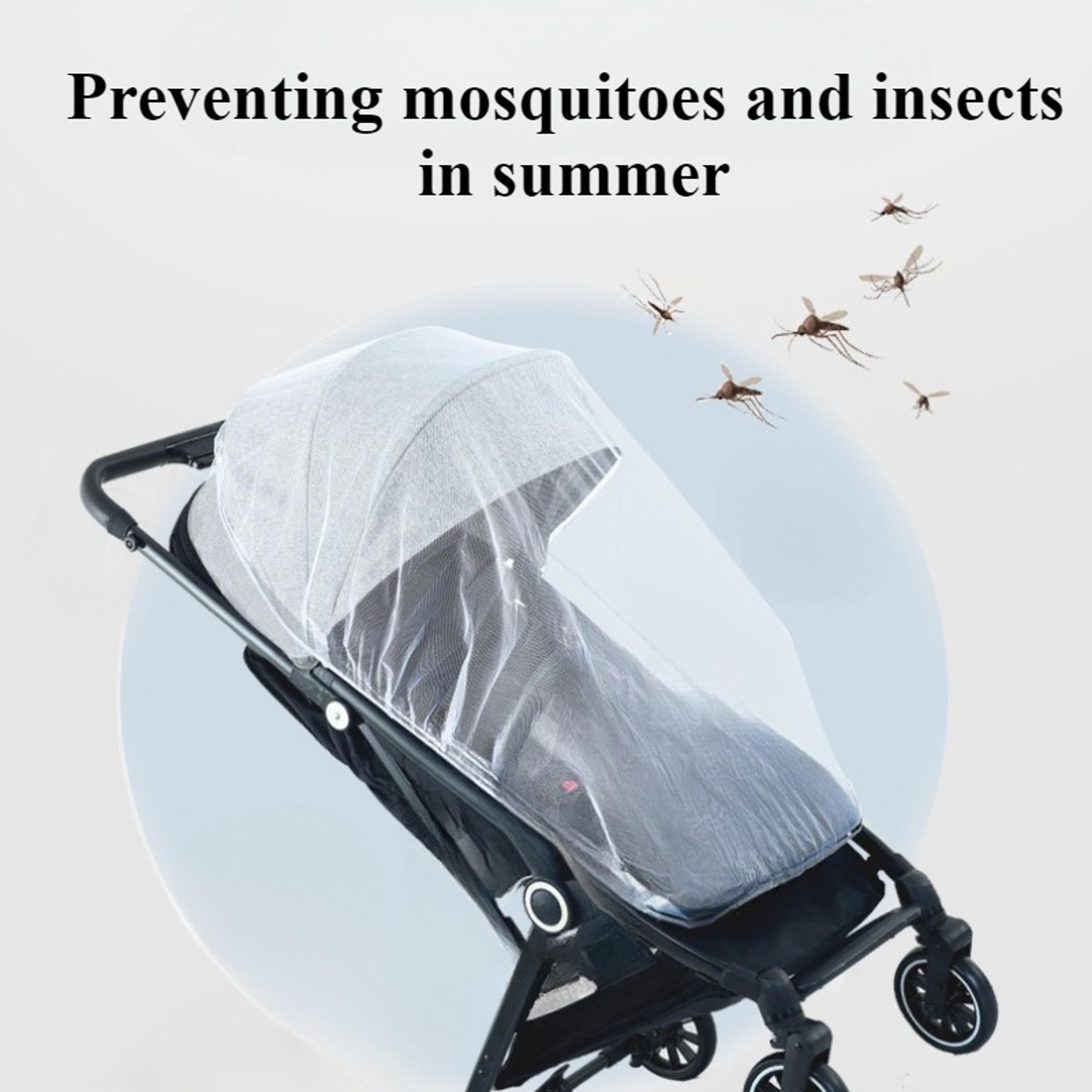 universal baby stroller mosquito net washable crib and bassinet bug cover