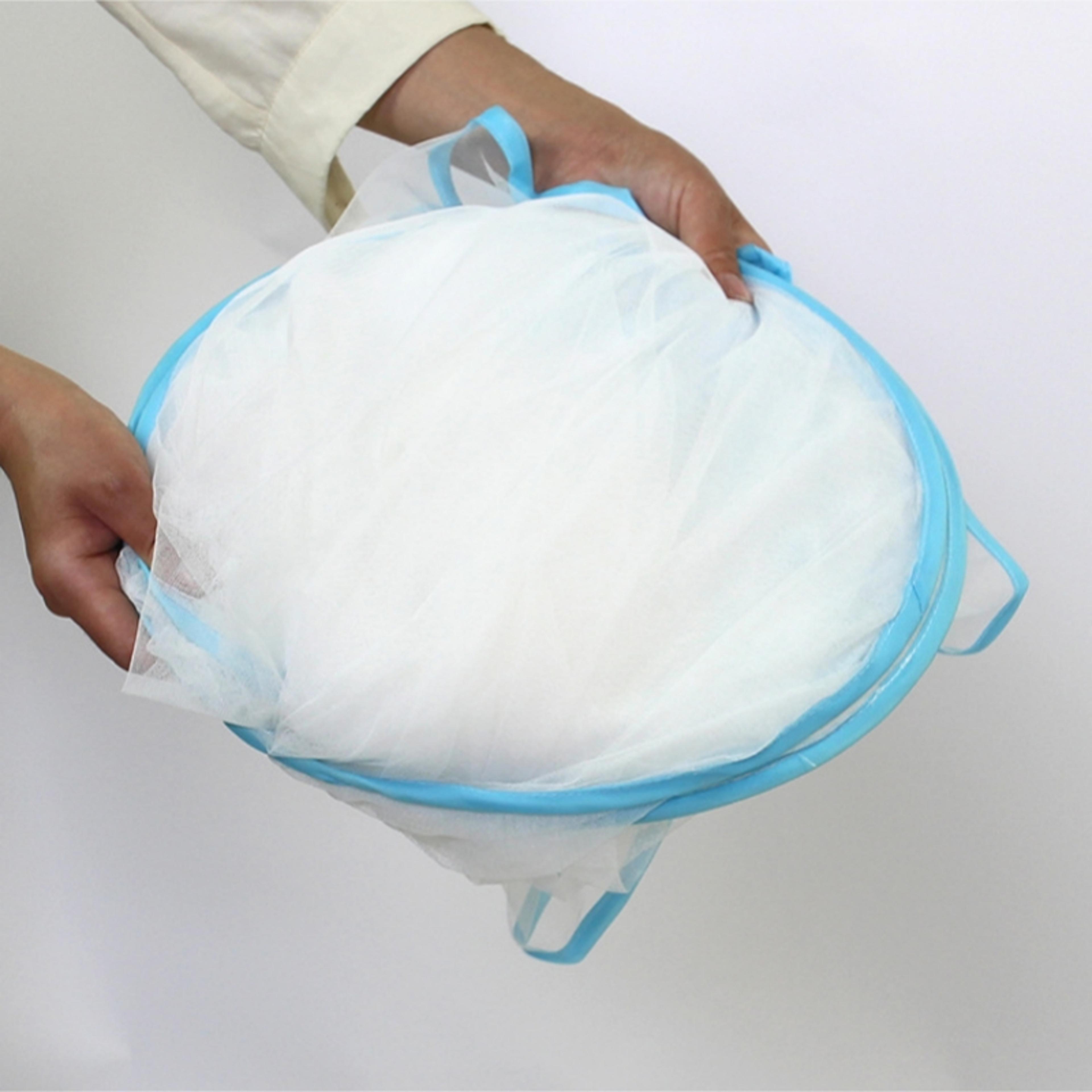 Portable Mosquito Net Pop Up Foldable Bug Net For Single Bed Travel And Camping 0