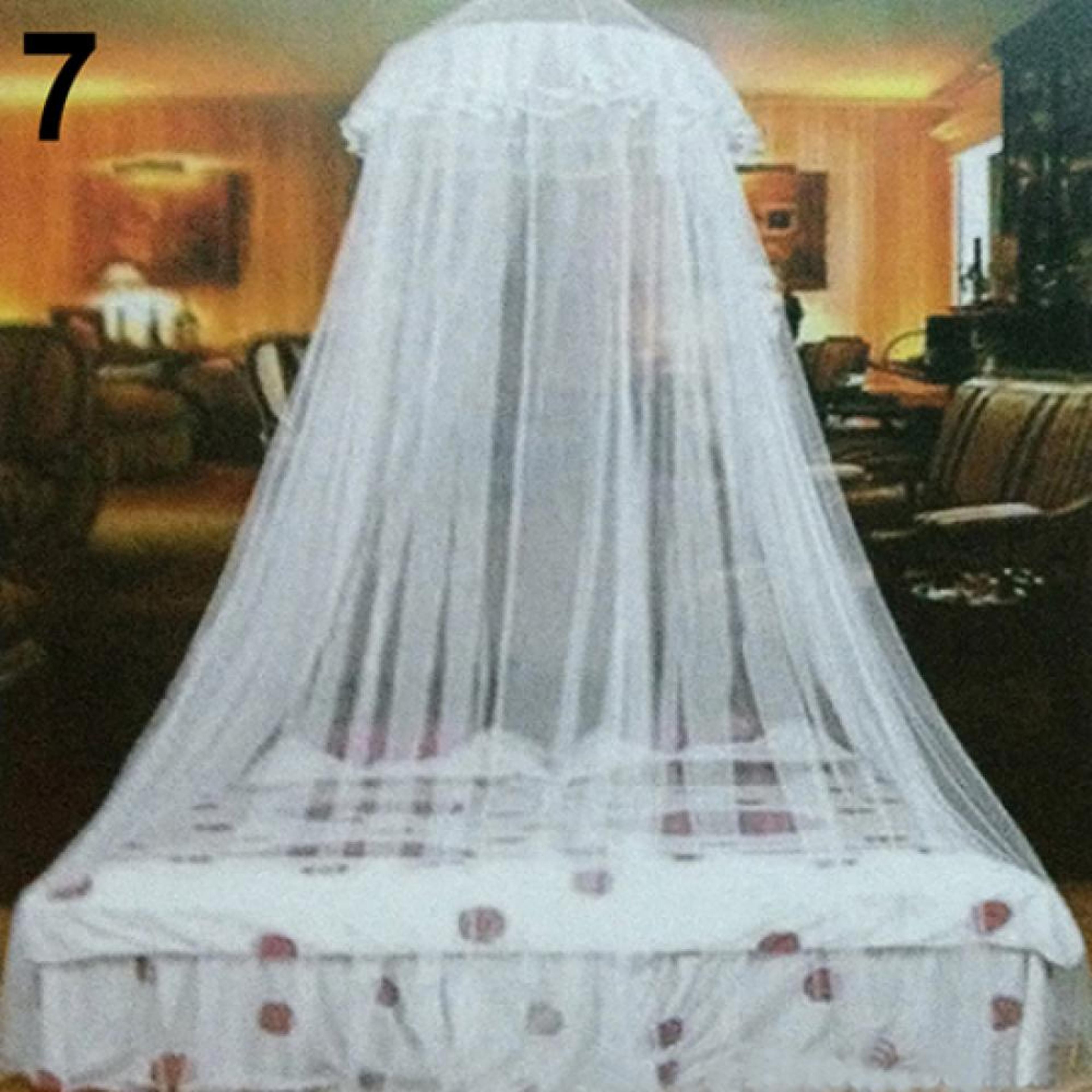 Elegant Lace Mosquito Net Bed Canopy For Girls Princess Room Decor 5