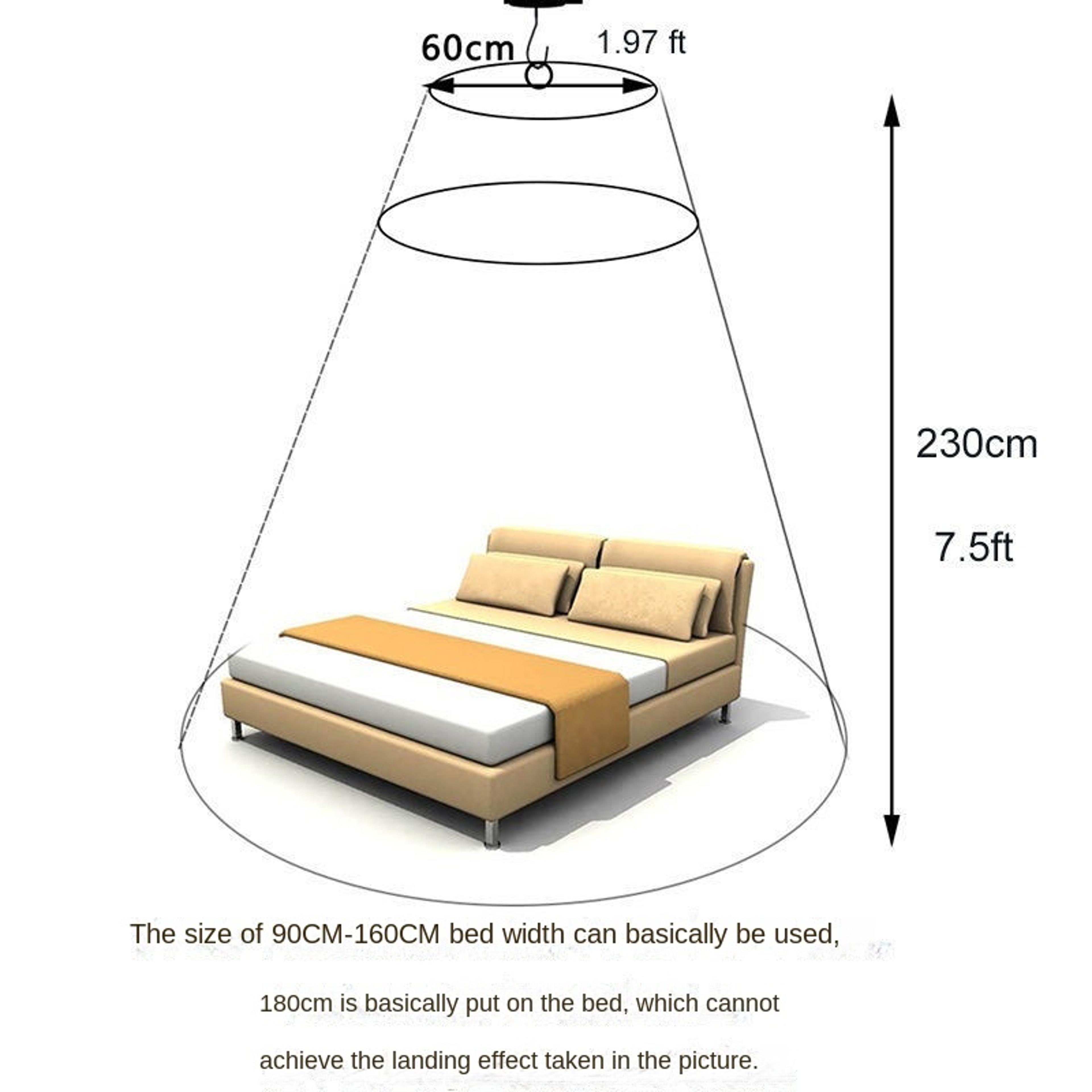 Elegant Hanging Dome Mosquito Net For Double Bed 5