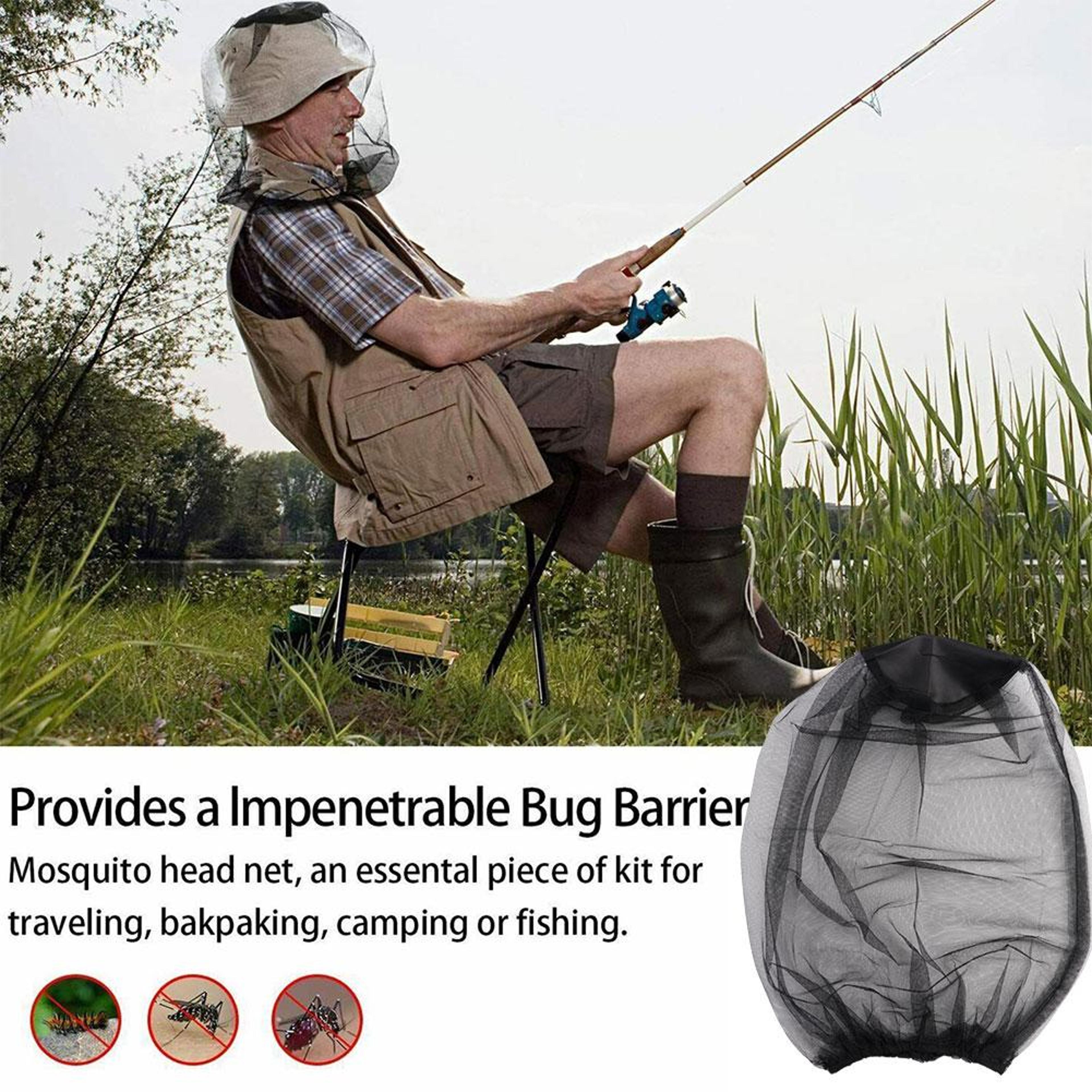mosquito head net bug face protector for camping and gardening
