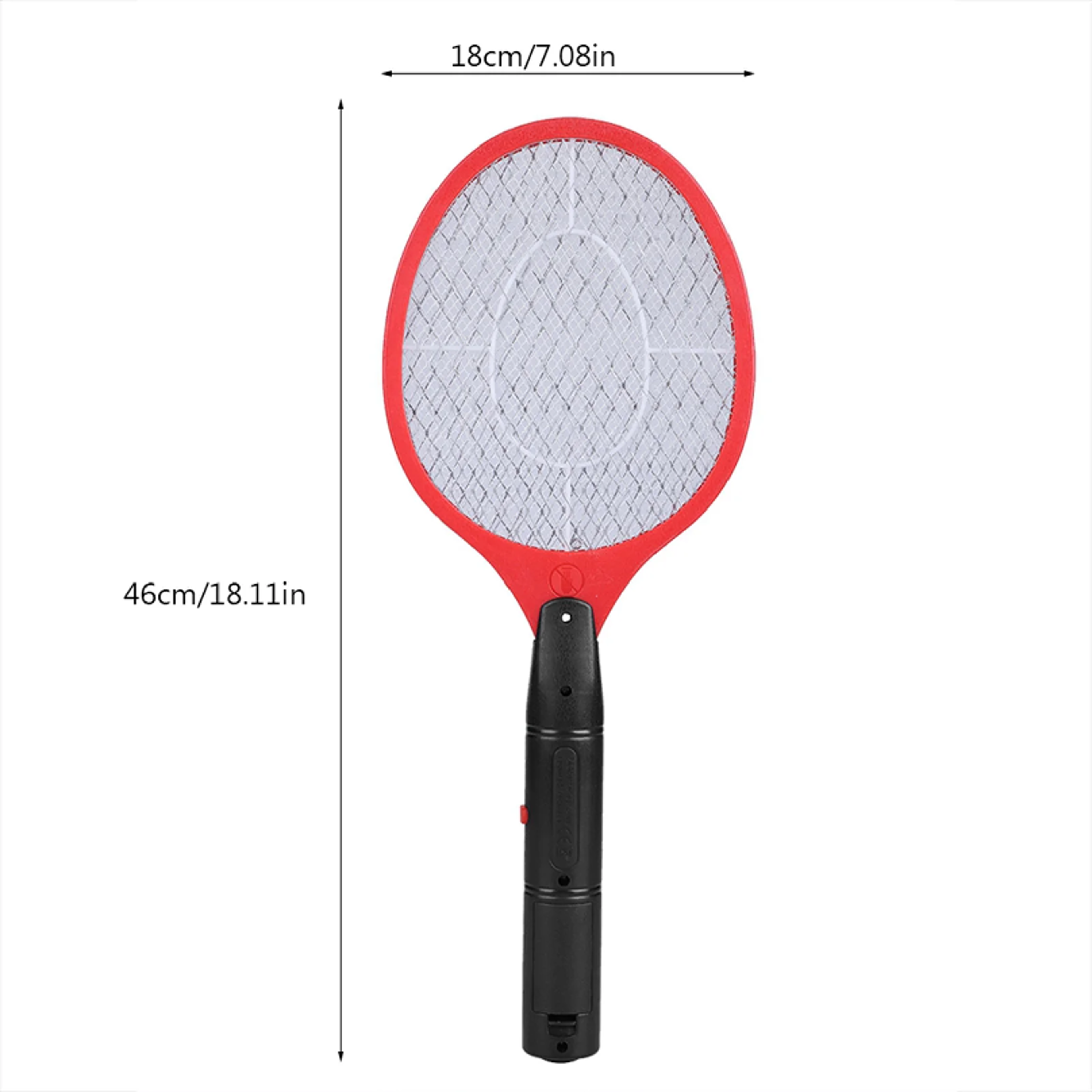 Cordless Electric Mosquito Swatter Battery Powered Bug Zapper Racket 4