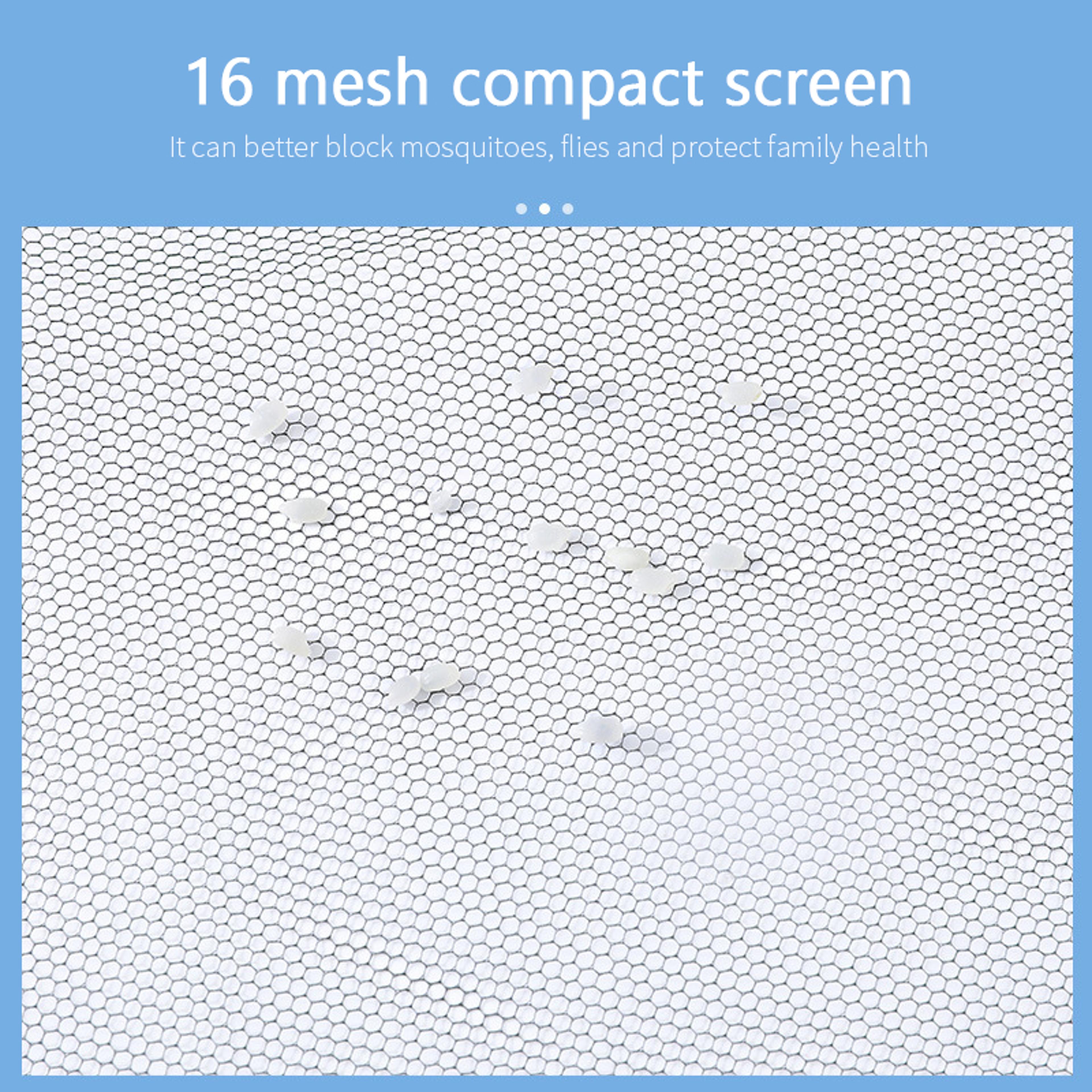 Easy Fit Mosquito Window Net DIY Window Screen With Adhesive Tape 3