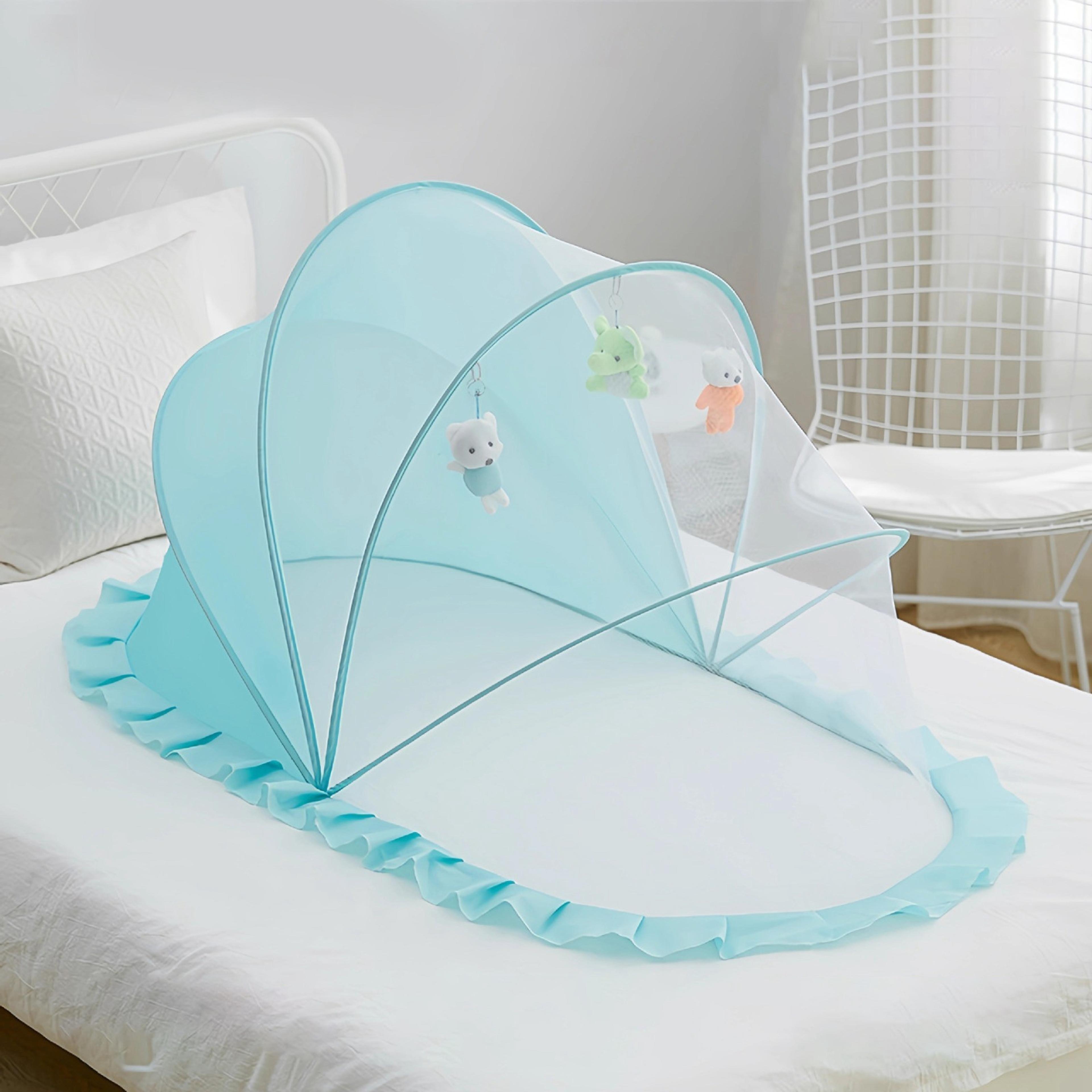 Foldable Baby Mosquito Net Crib Cover For Breathable Full Face Protection 8
