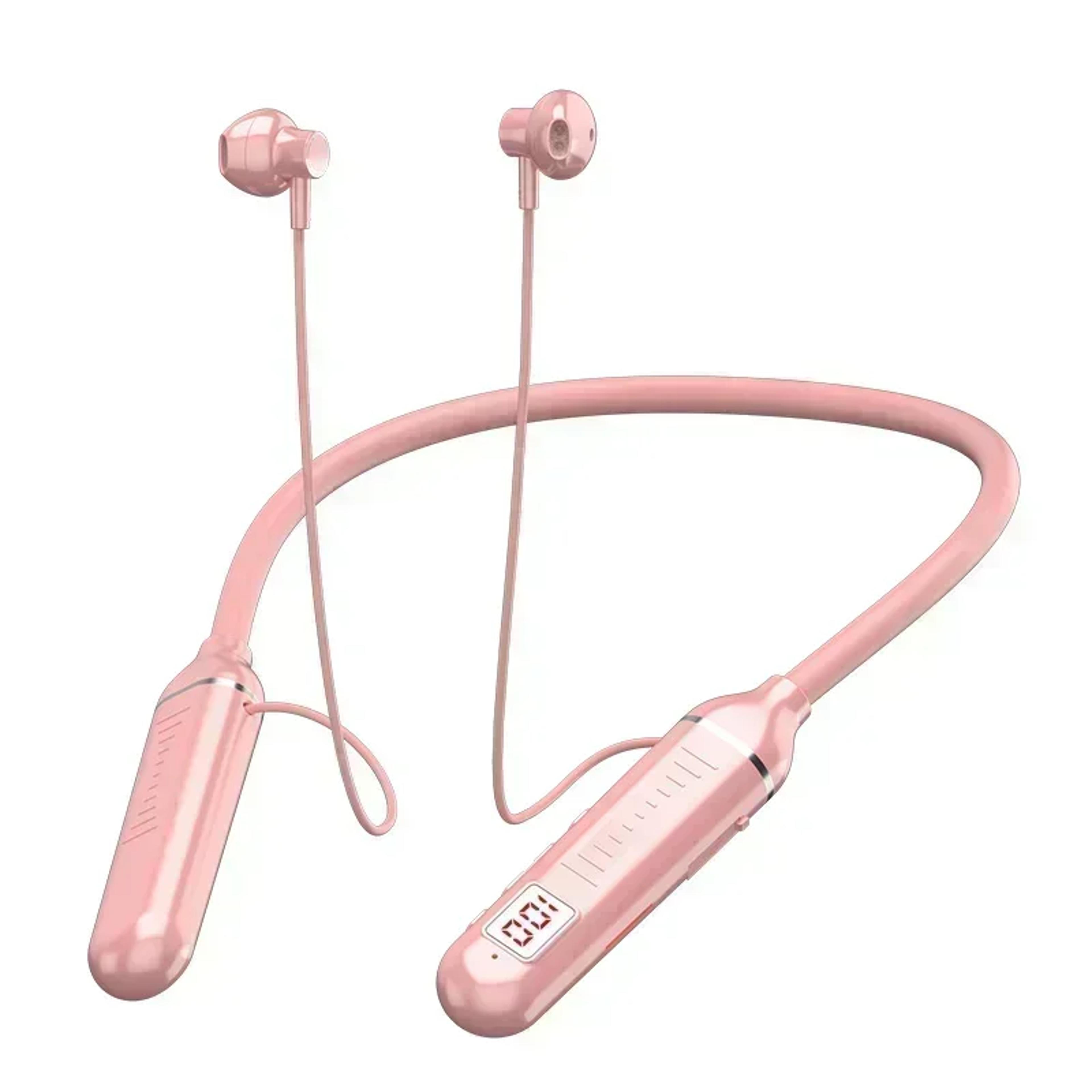 LED Neckband Bluetooth Headphones With Mic TF Card Support For Sports And Gaming 9