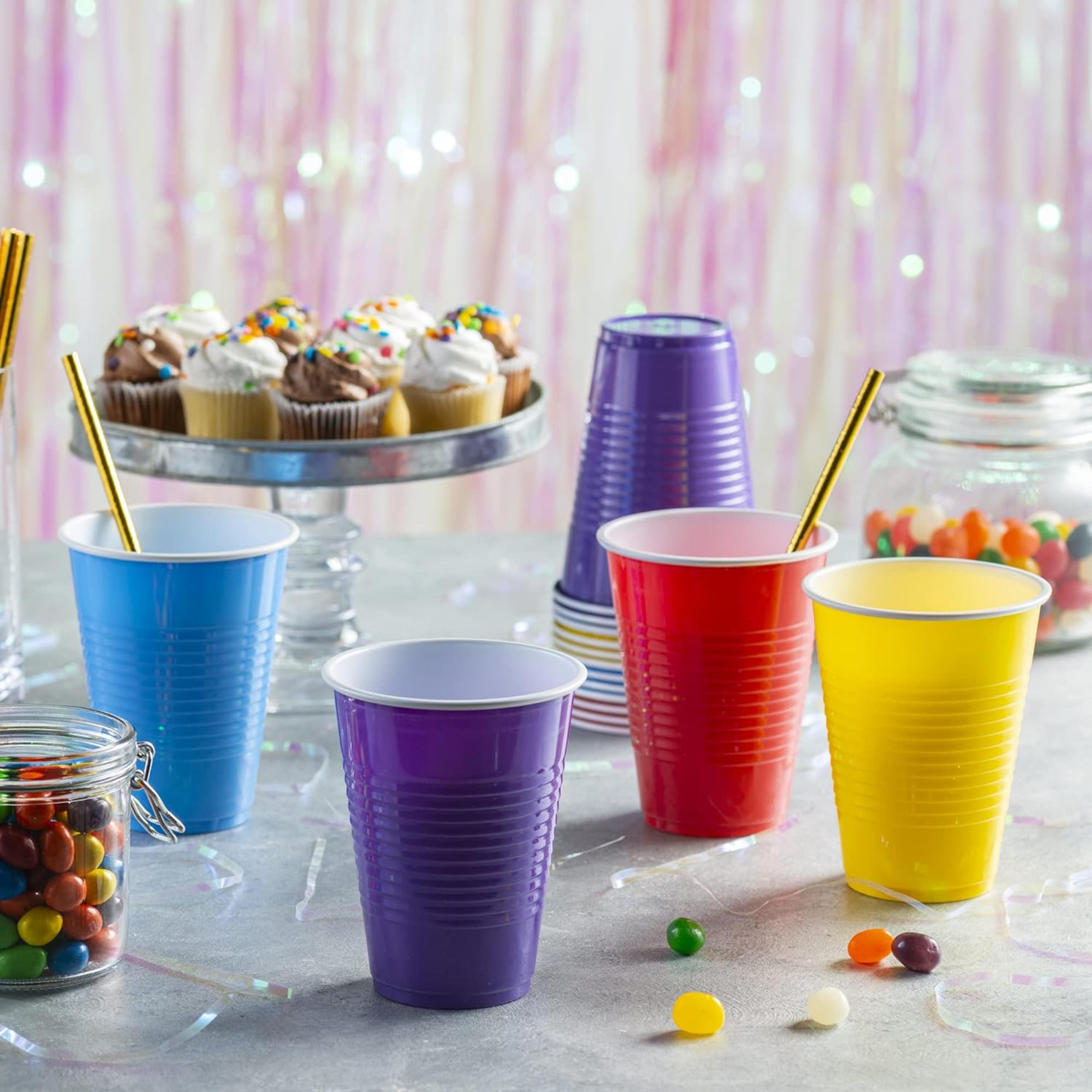 Premium Plastic Party Cups Durable Disposable Party Cups For Beer Pong Drinks  Events 4