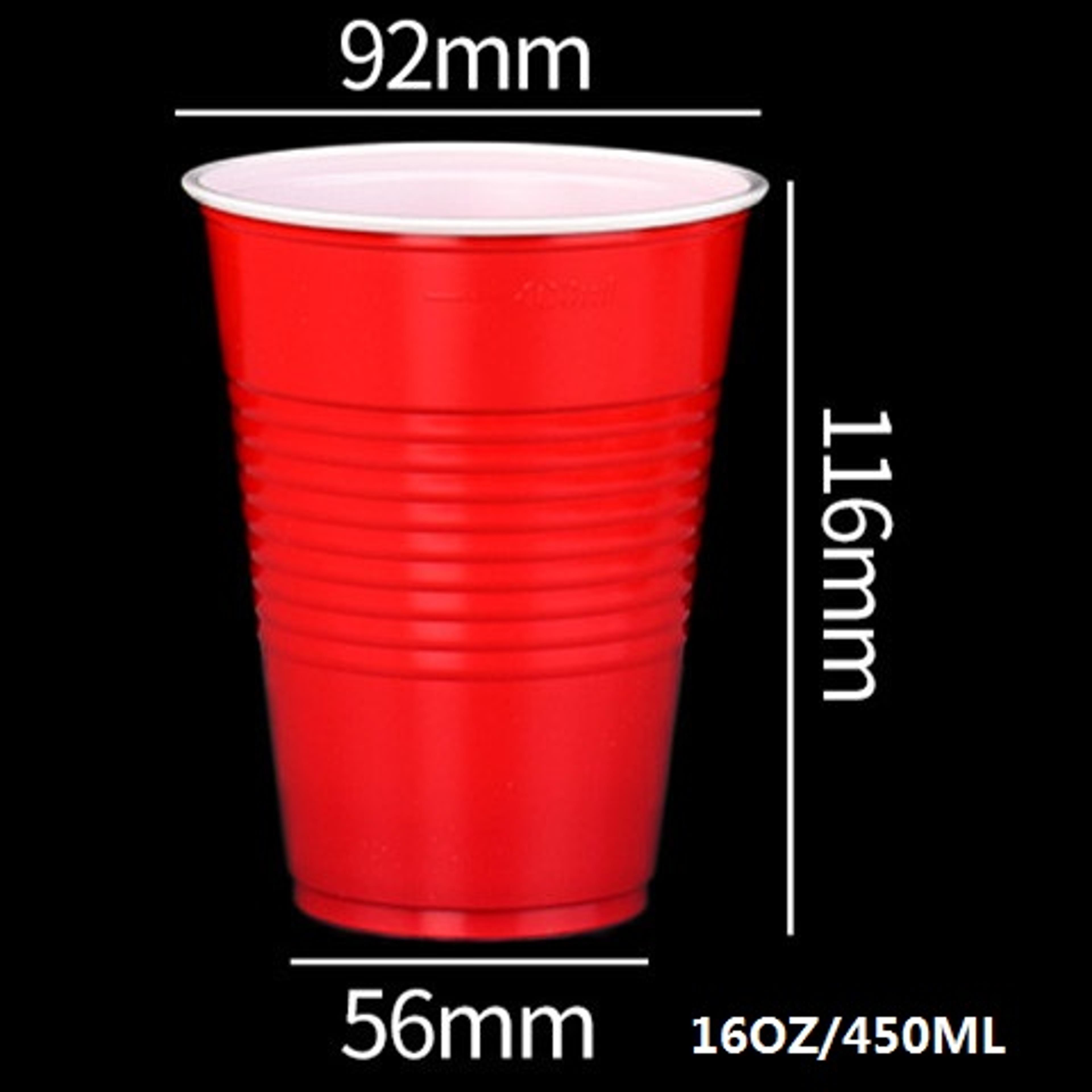 Disposable Party Cups Set Versatile Beer Pong Cups  Outdoor Drinkware 5