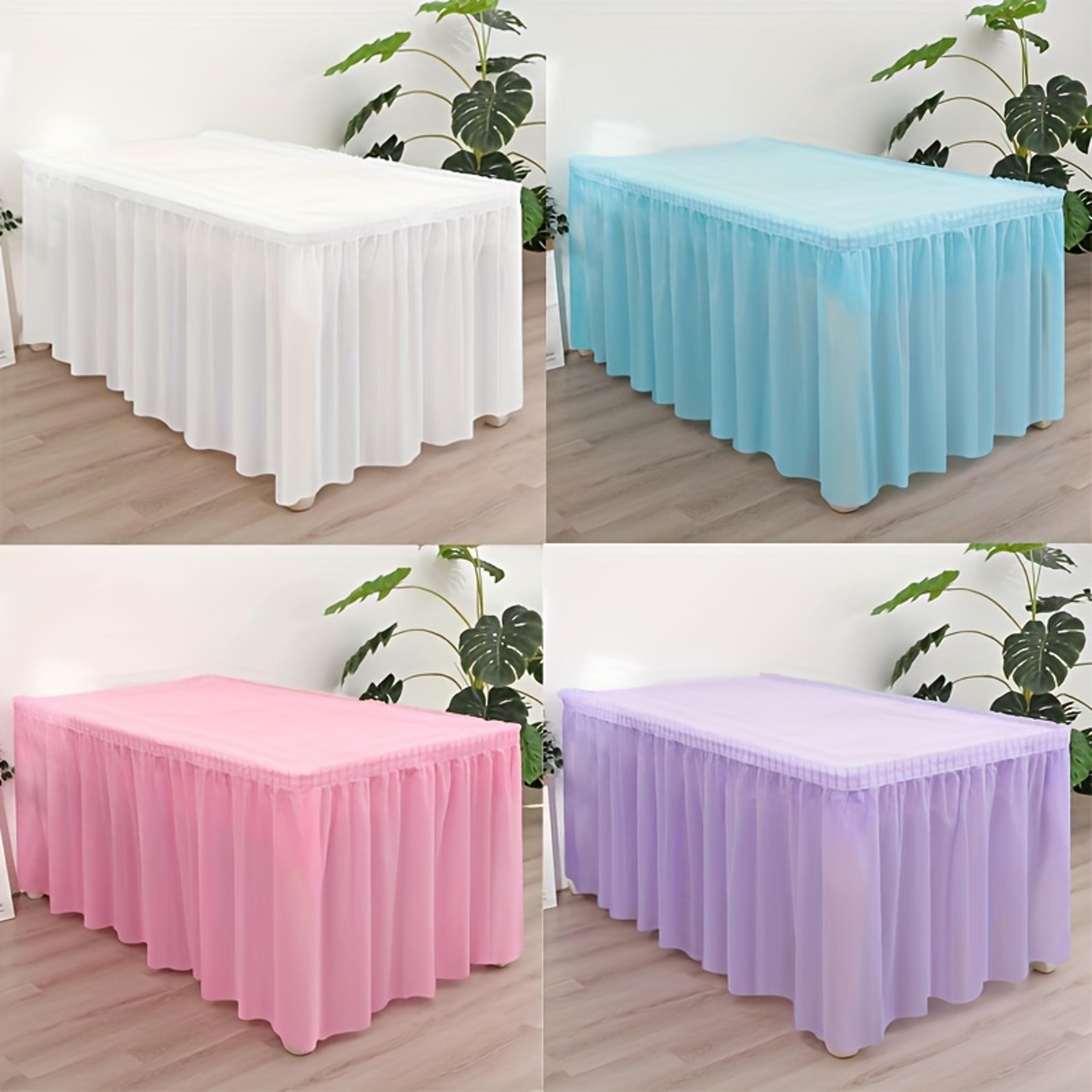 Disposable Tablecloth And Table Skirt Set For Parties And Events 0