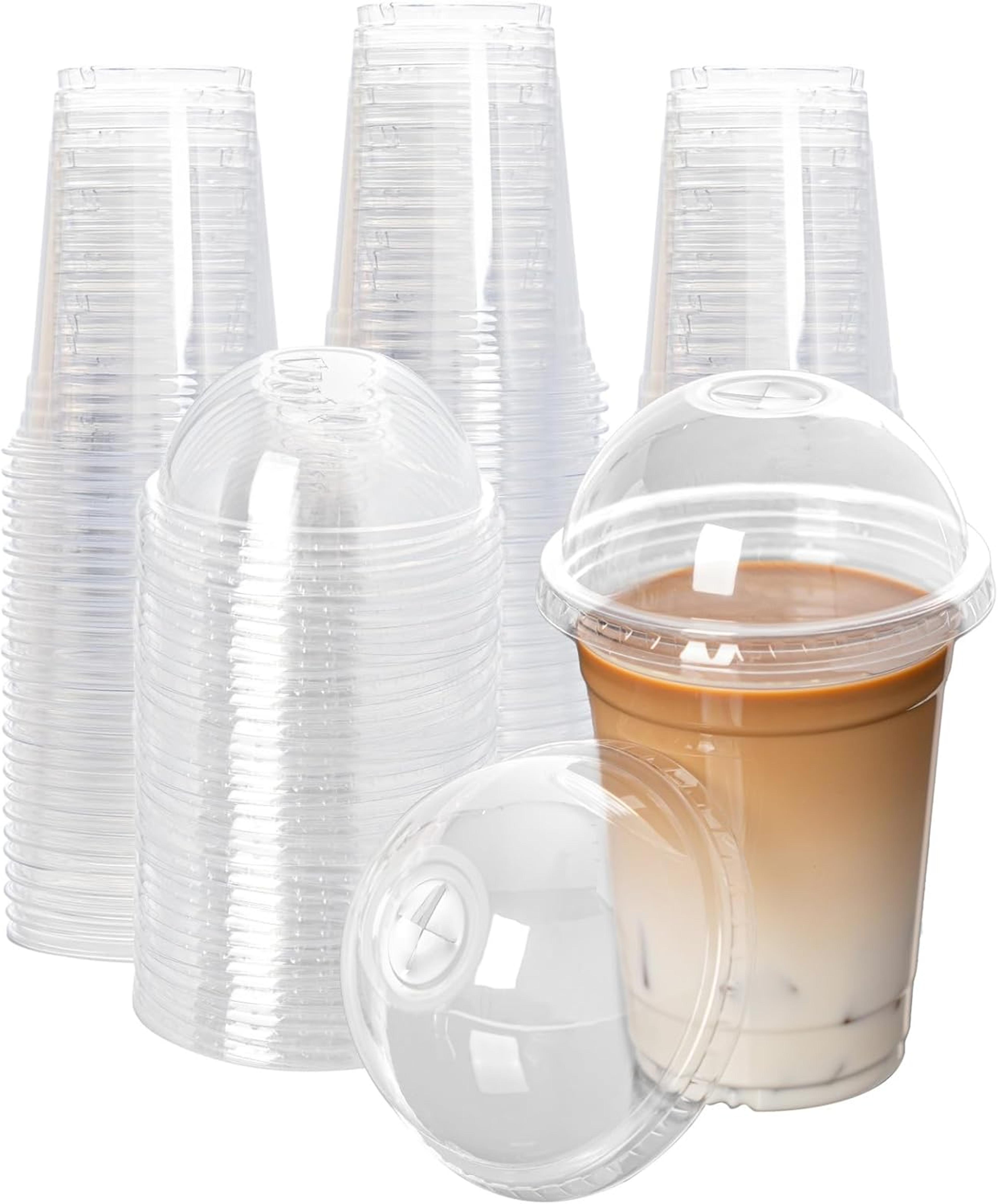 Clear Plastic Fruit Cups With Dome Lids For Parfaits 0