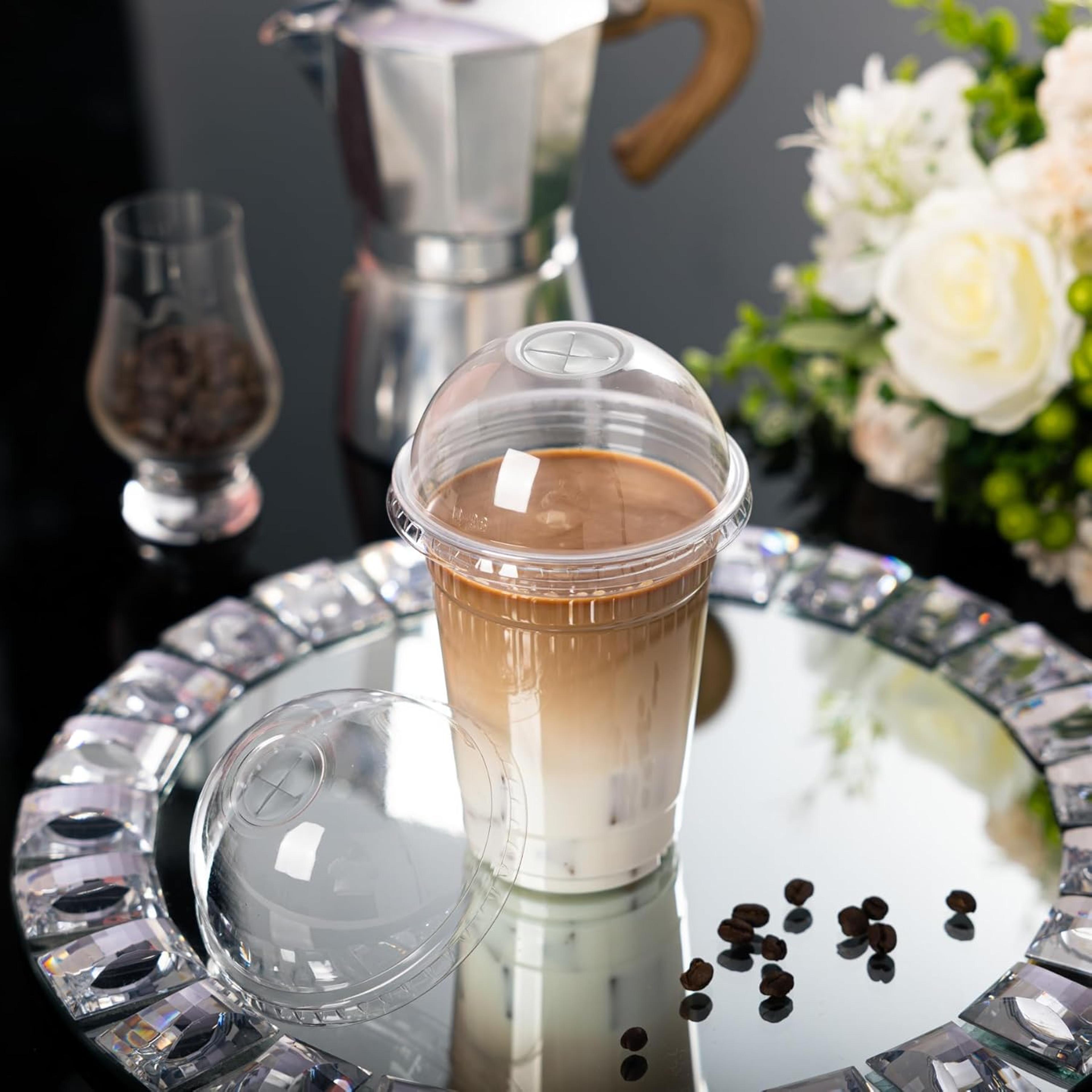 Clear Plastic Fruit Cups With Dome Lids For Parfaits 2