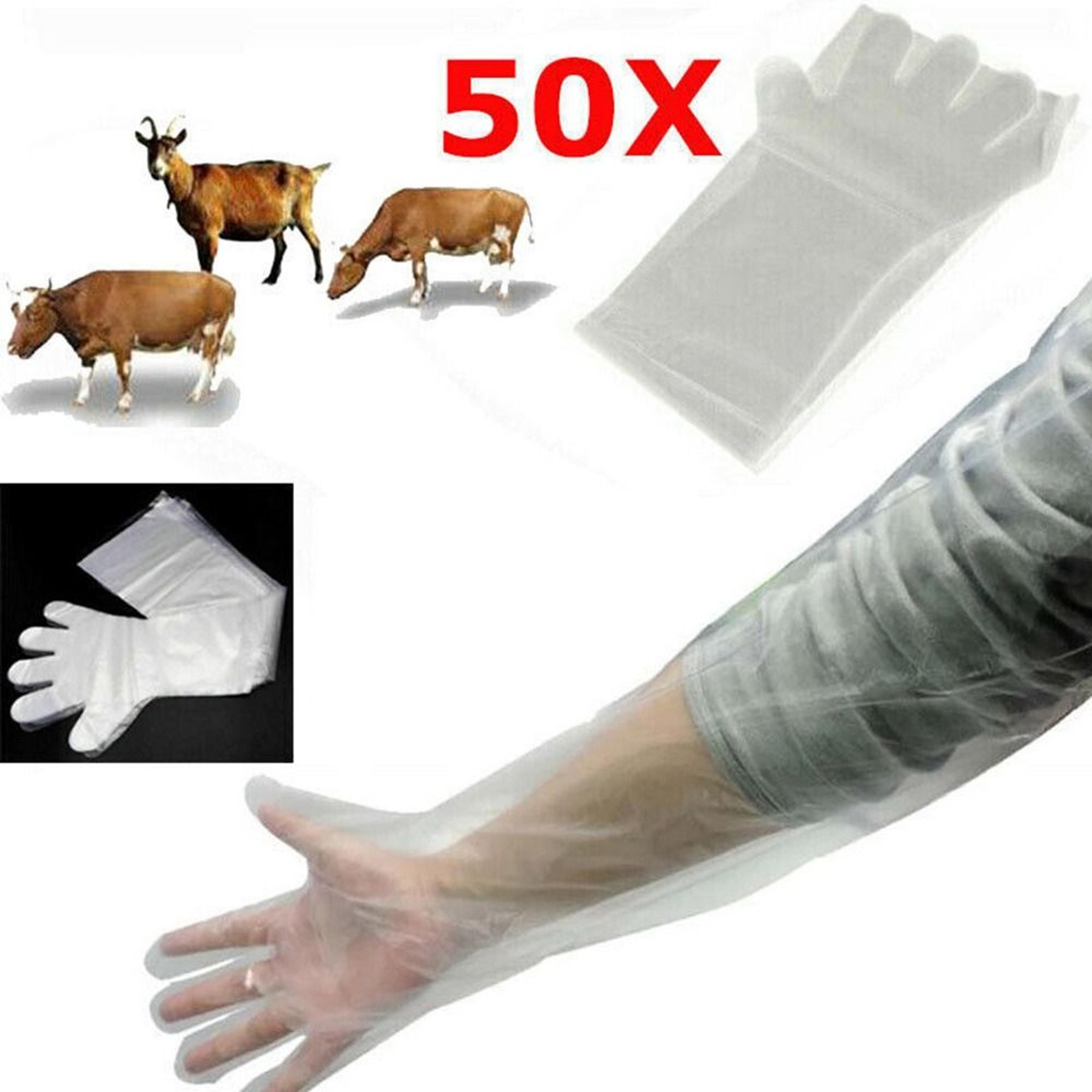 disposable vet gloves long arm farm examination gloves