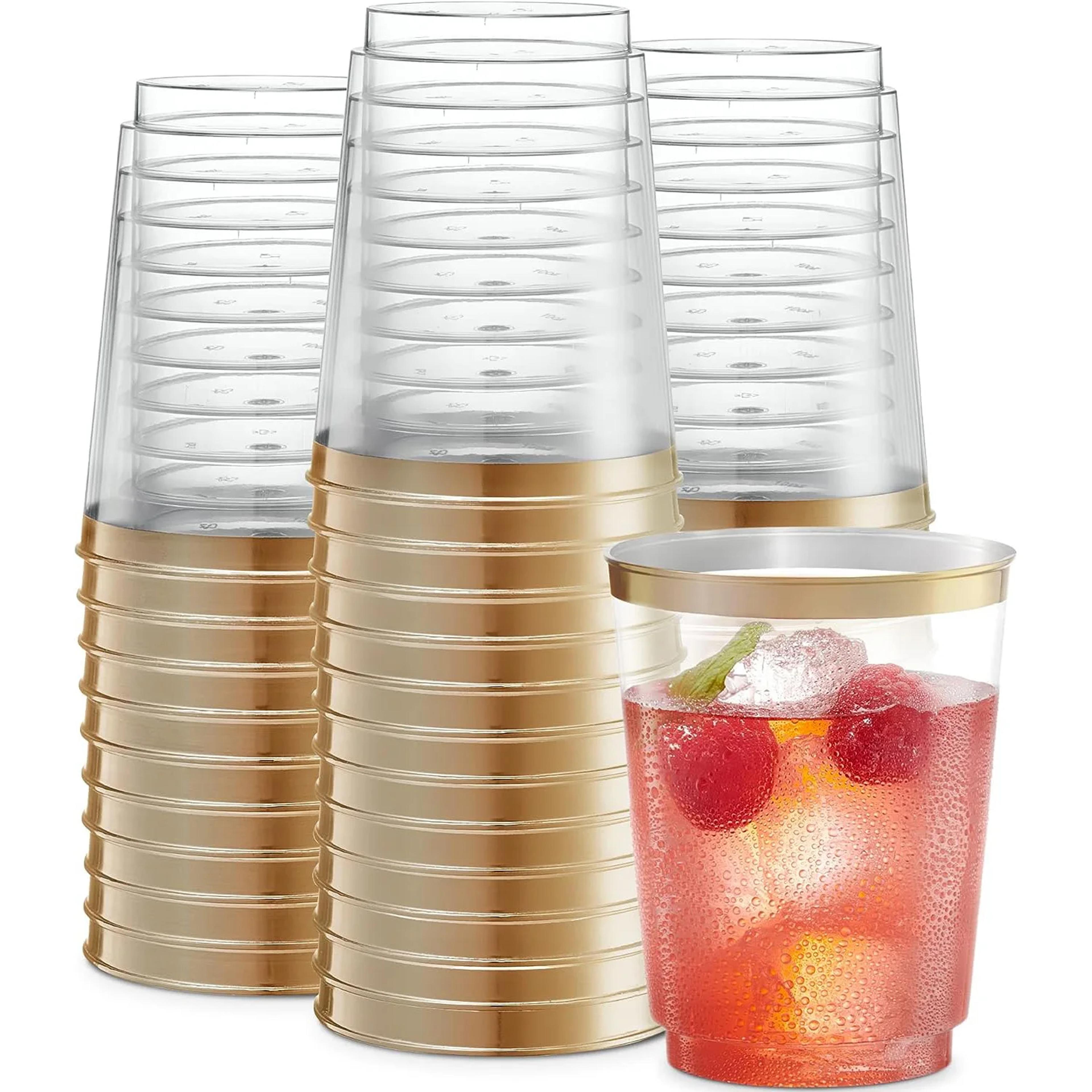 premium disposable party cups plastic tumblers for events & drinks
