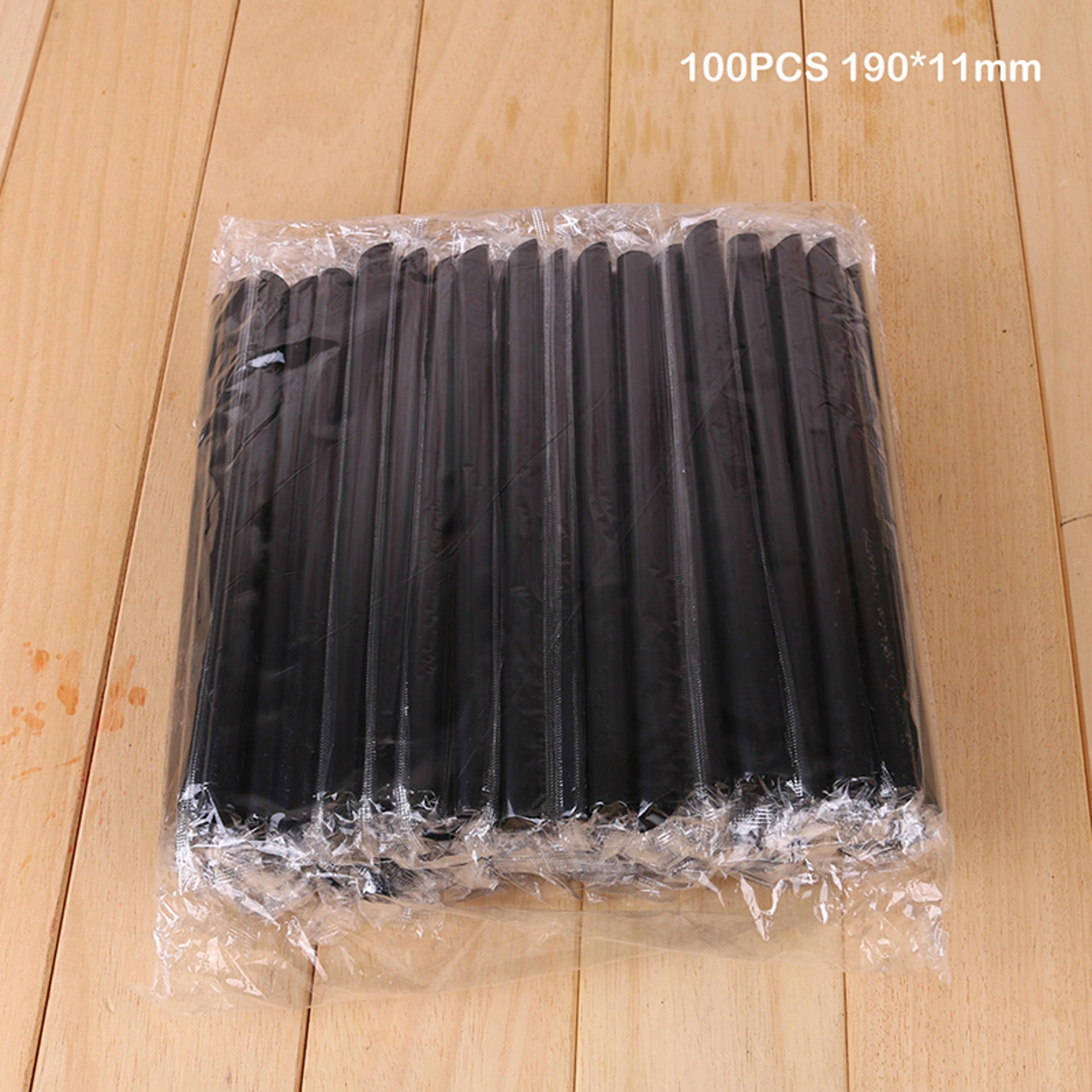 Wide Bubble Tea  Boba Smoothie Straws Plastic Drinking Straws 6
