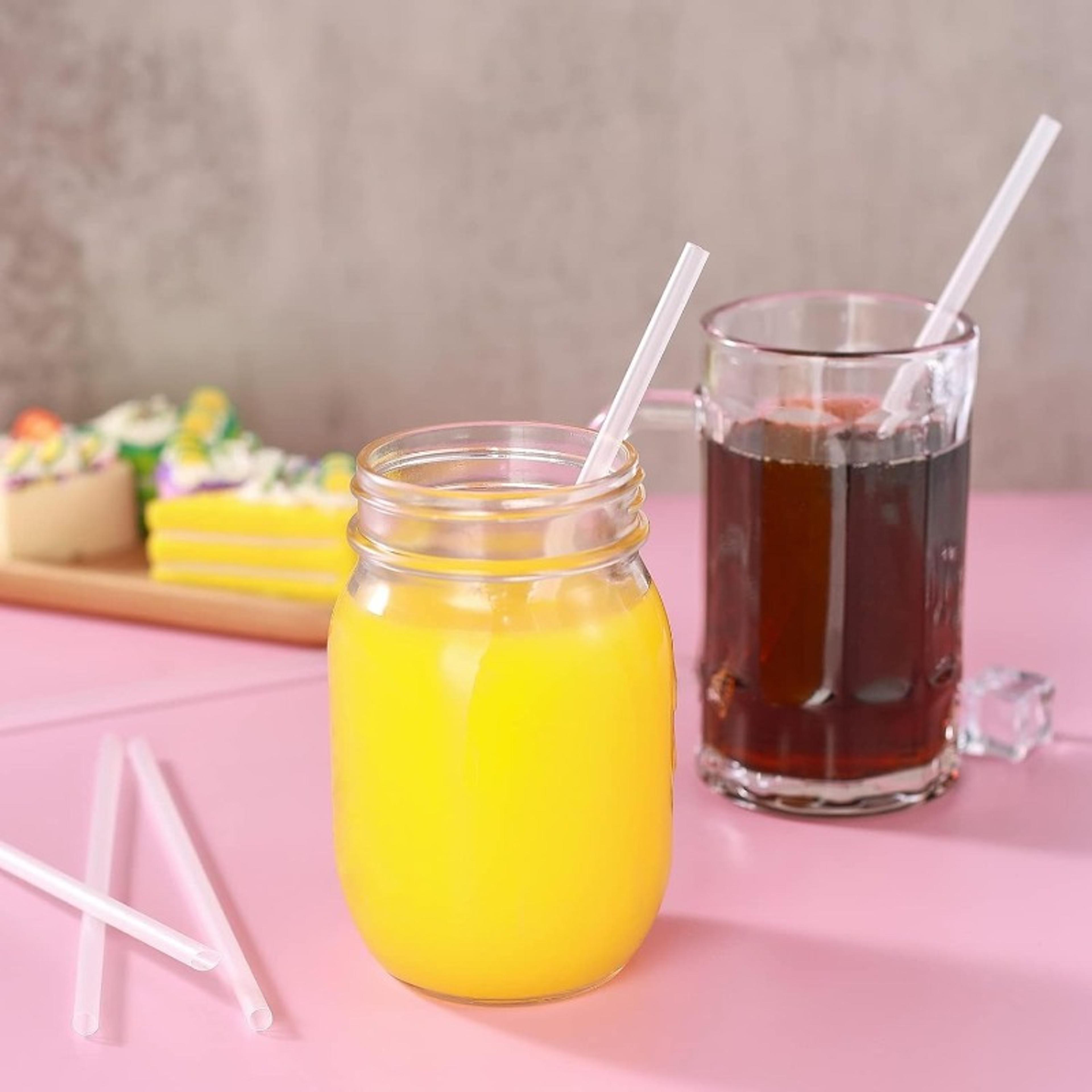 Individually Wrapped Transparent Drinking Straws For Milkshakes Juice  Events 4