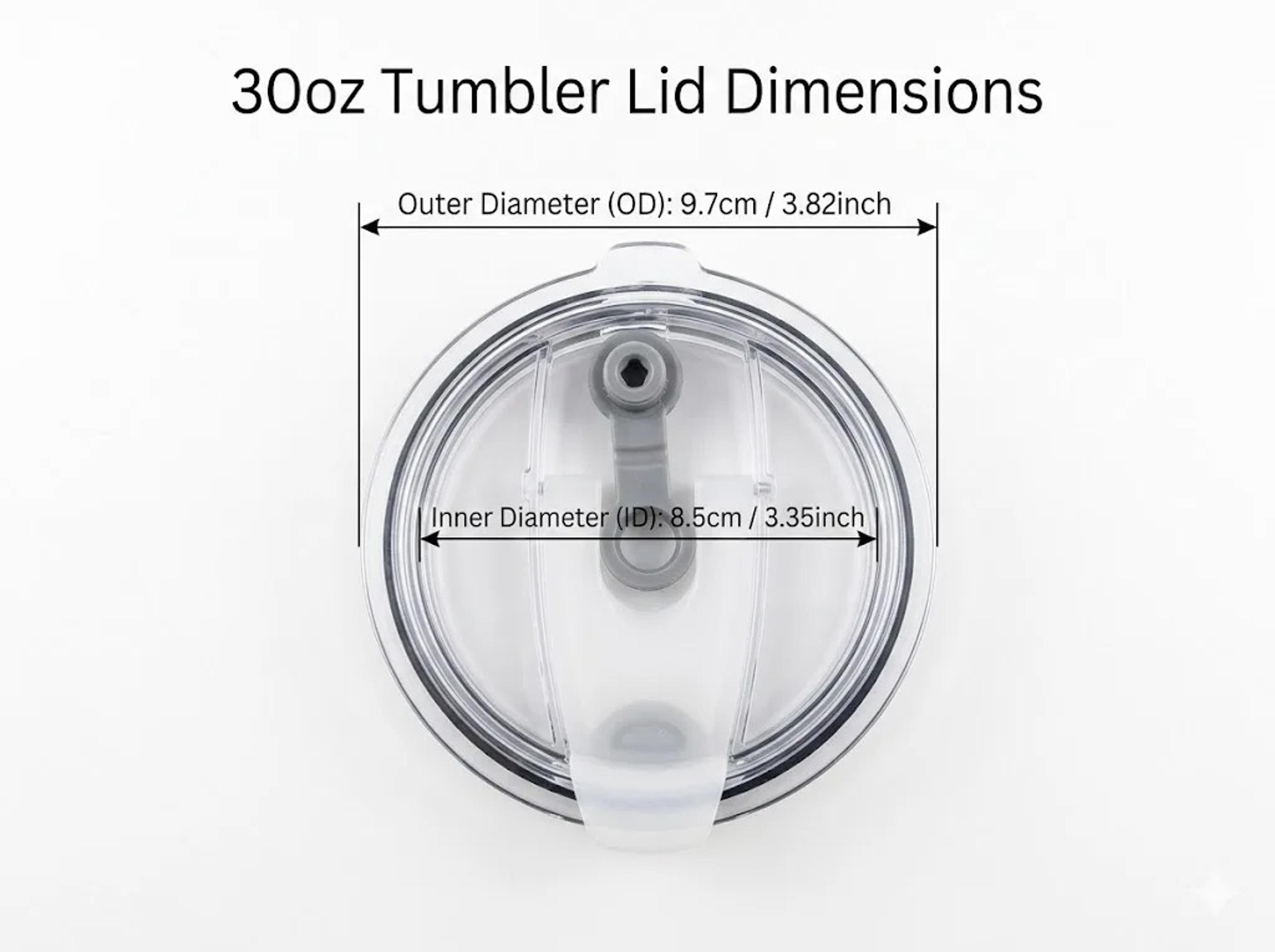 Clear Leak Proof Cup Lids For Tumblers 8