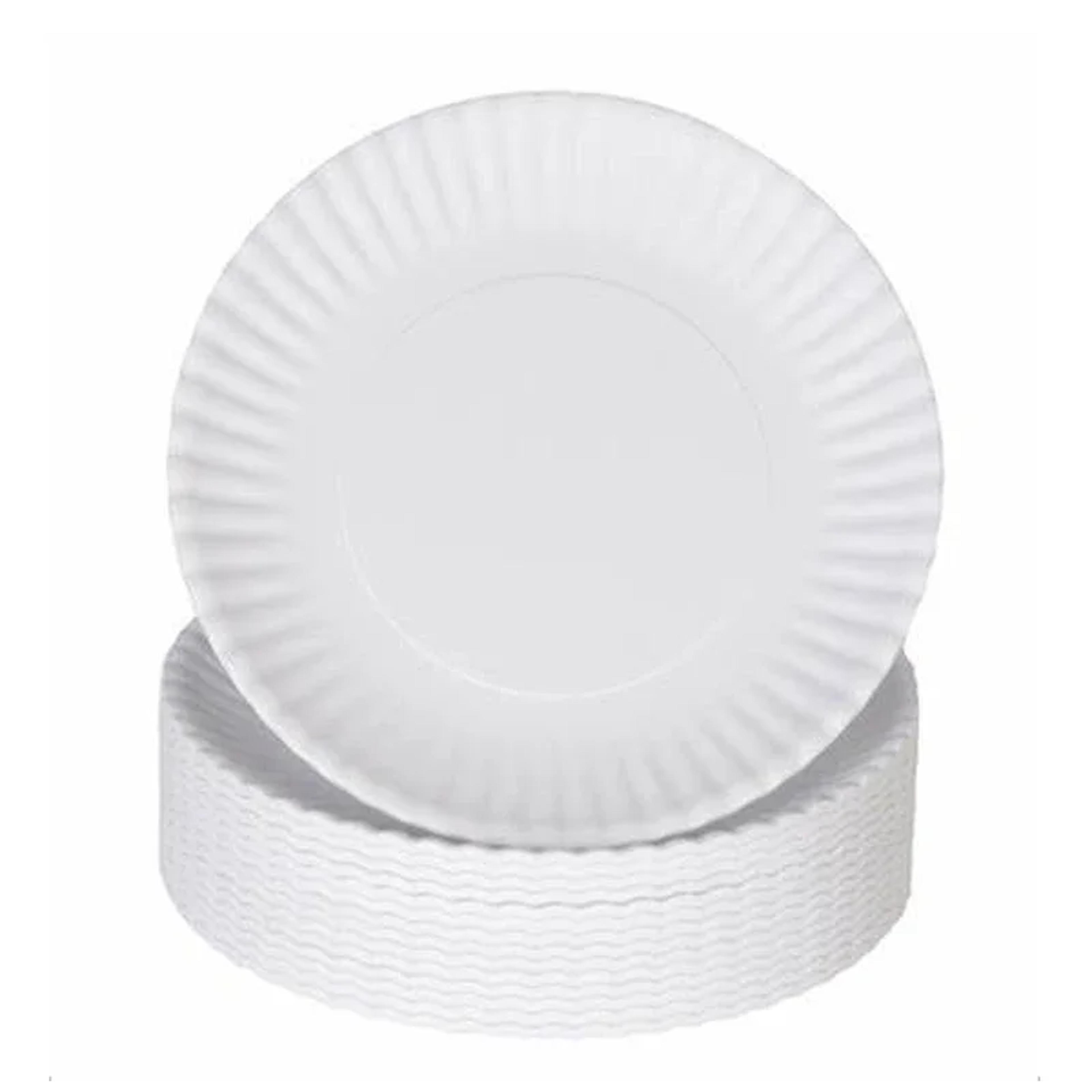 Disposable Paper Plates Round Dessert Plates For Events  Everyday 0