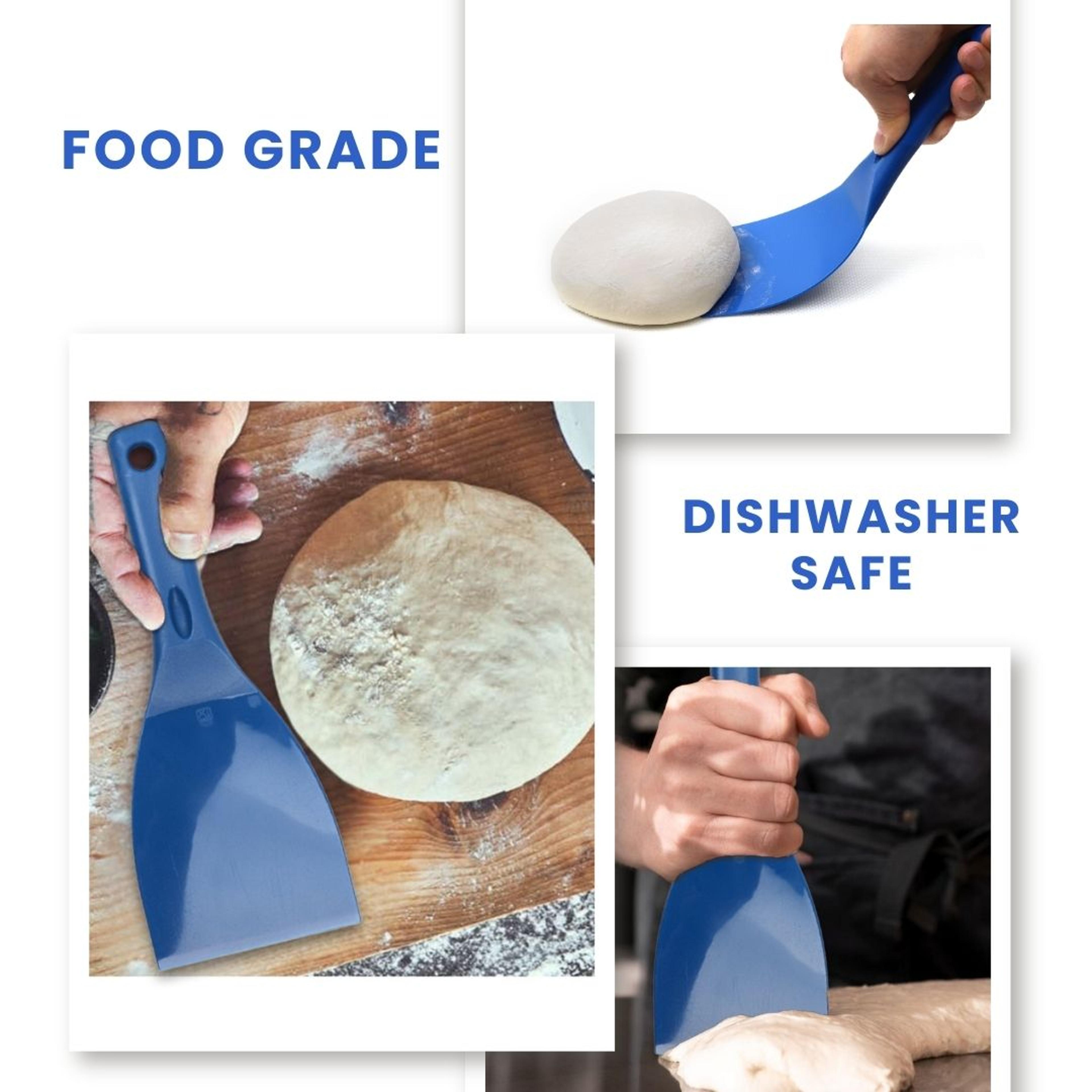 Pizza Dough Scraper  Flexible Dough Cutter Tool With Hanging Bracket 4