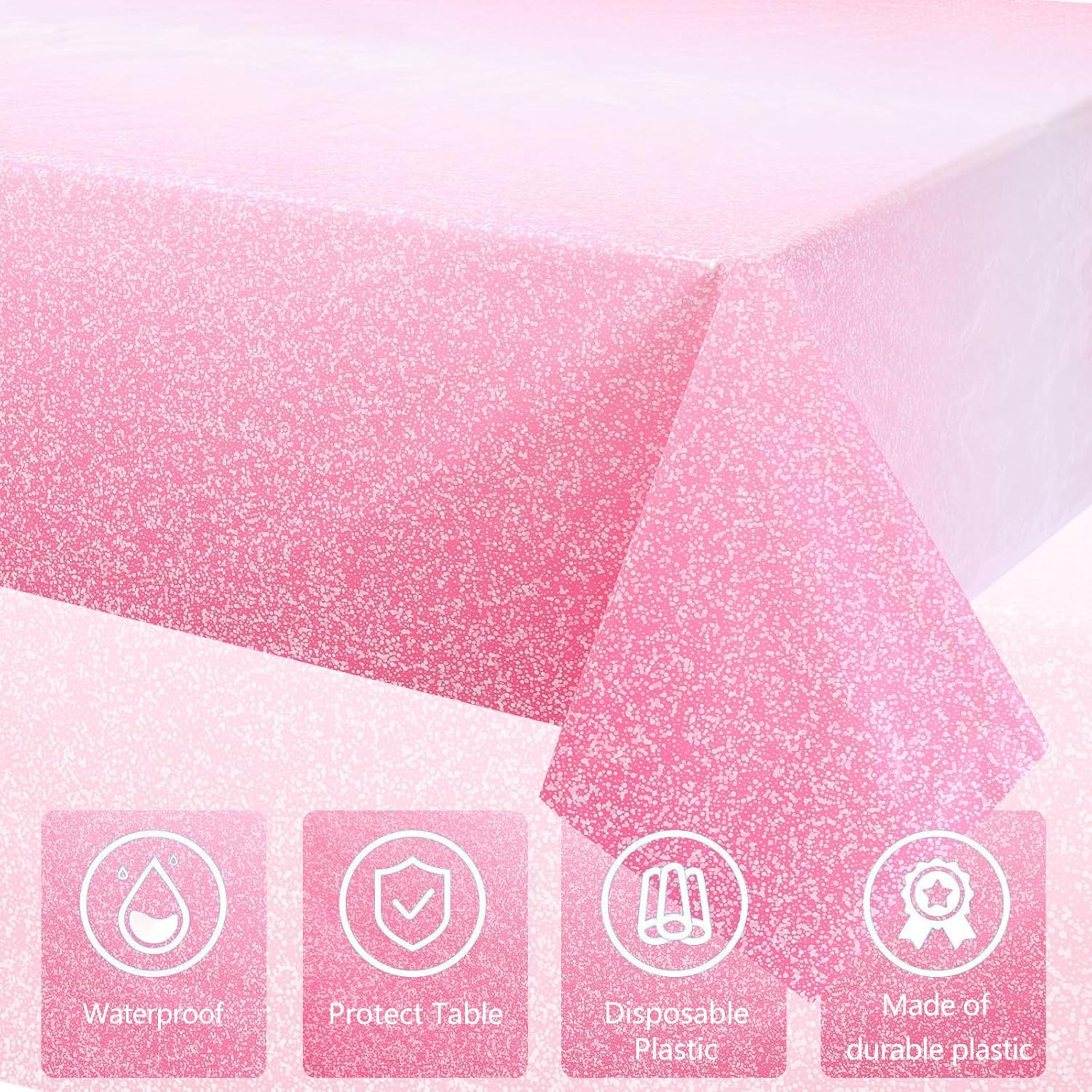 Waterproof Disposable Party Table Cover For Birthday Wedding  Baby Shower 3