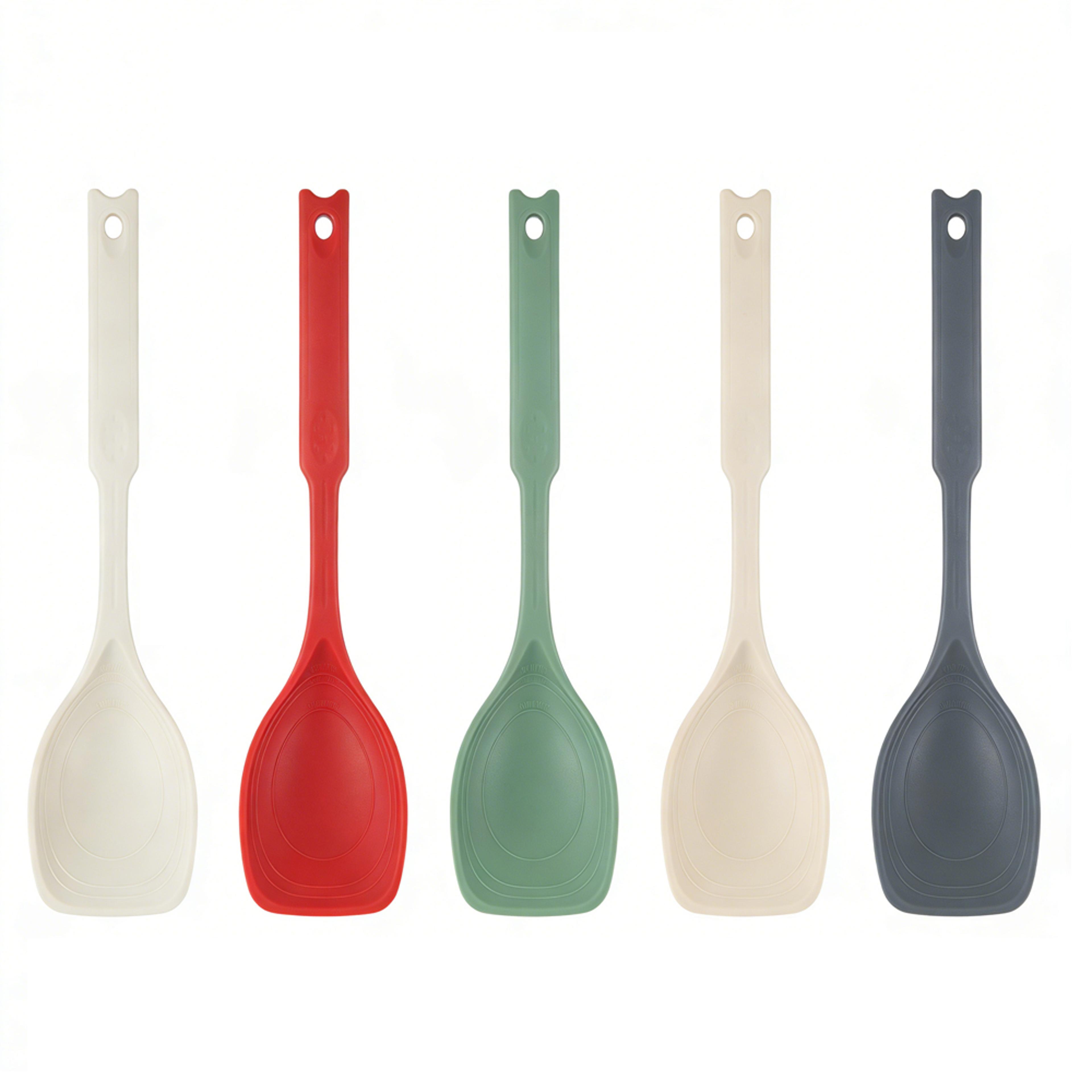 Heat Resistant Silicone Cooking Spatula  Spoon Large Flexible 0