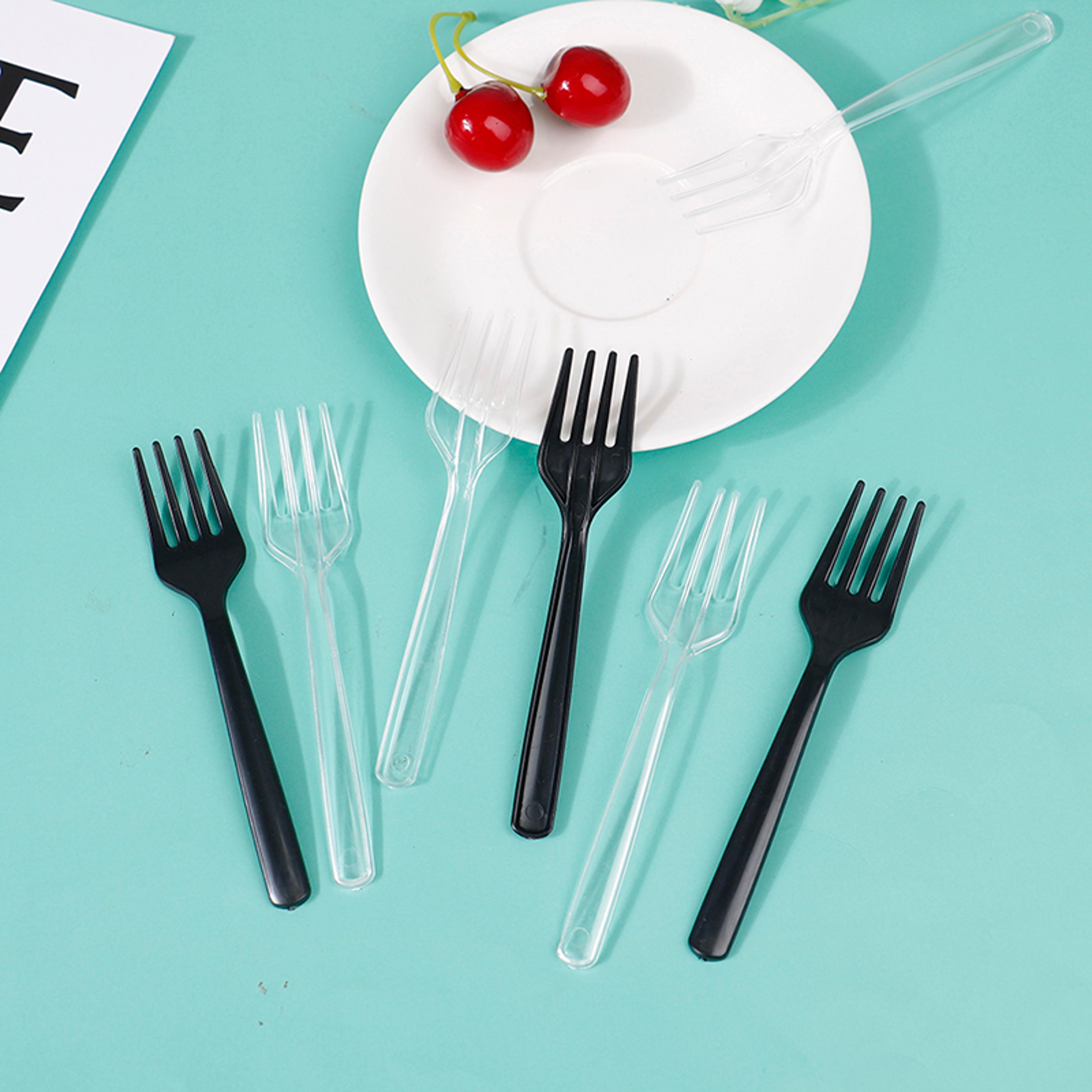 Premium Party Fruit Forks  Disposable Plastic Forks Set For Events 1