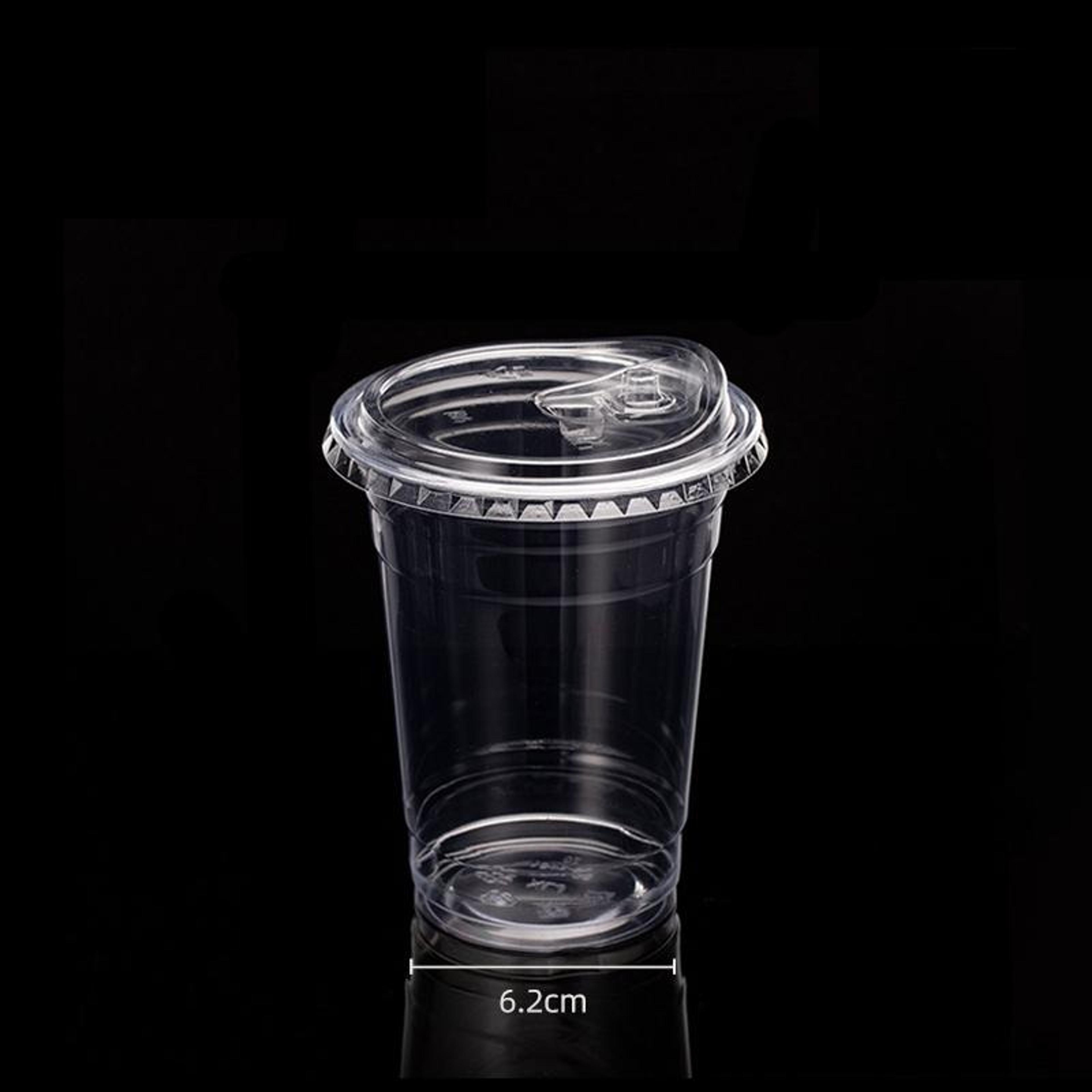 Disposable Cups For Iced Coffee Bubble Tea  Leak Proof Cold Drinks 5