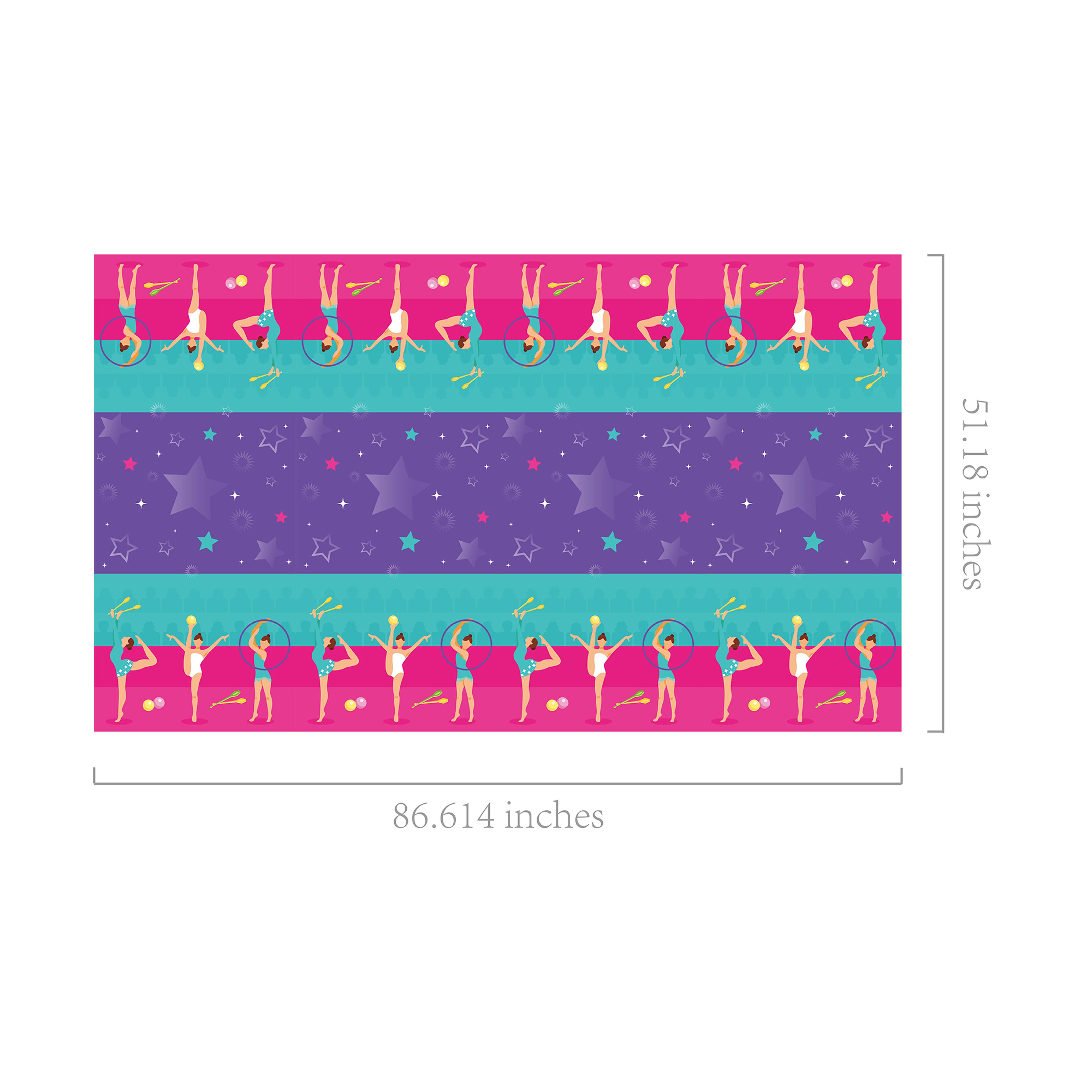 Premium Rhythmic Gymnastics Disposable Party Tablecloth Birthday  Camping Picnic Mat 5