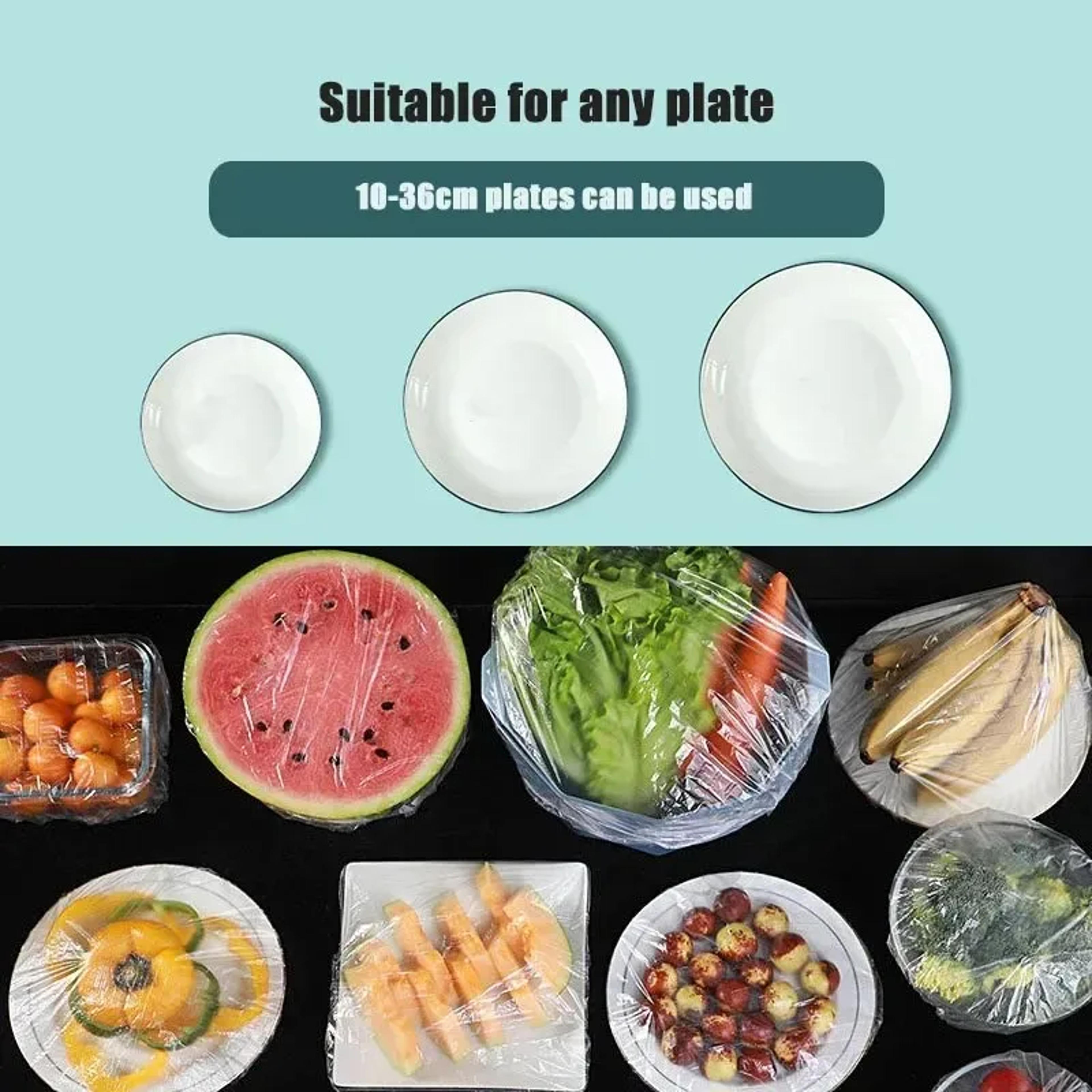 Transparent Disposable Bowl Lids For Kitchen Fresh Food Storage 2