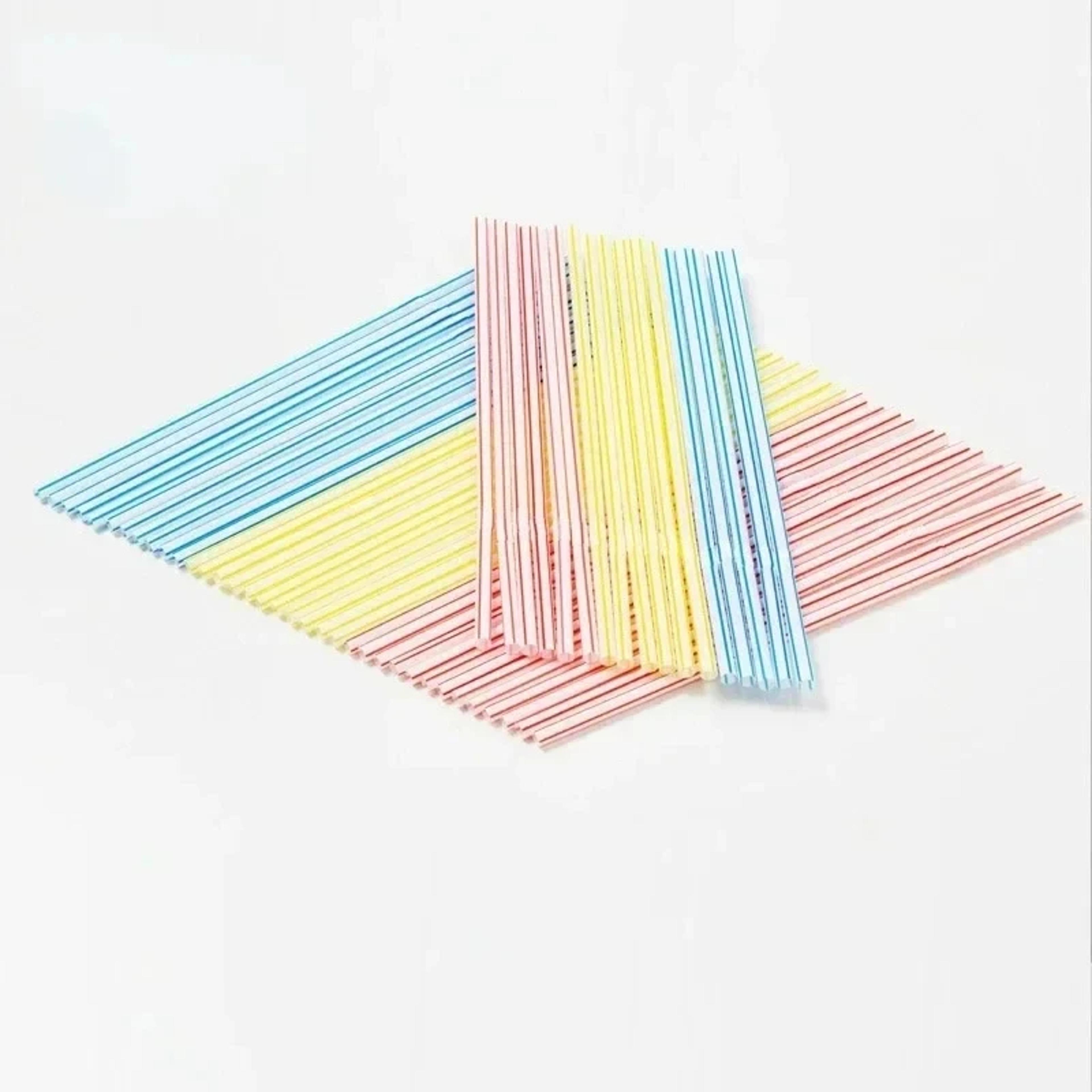Premium Colorful Disposable Straws For Milk Tea  Party Drinks 4