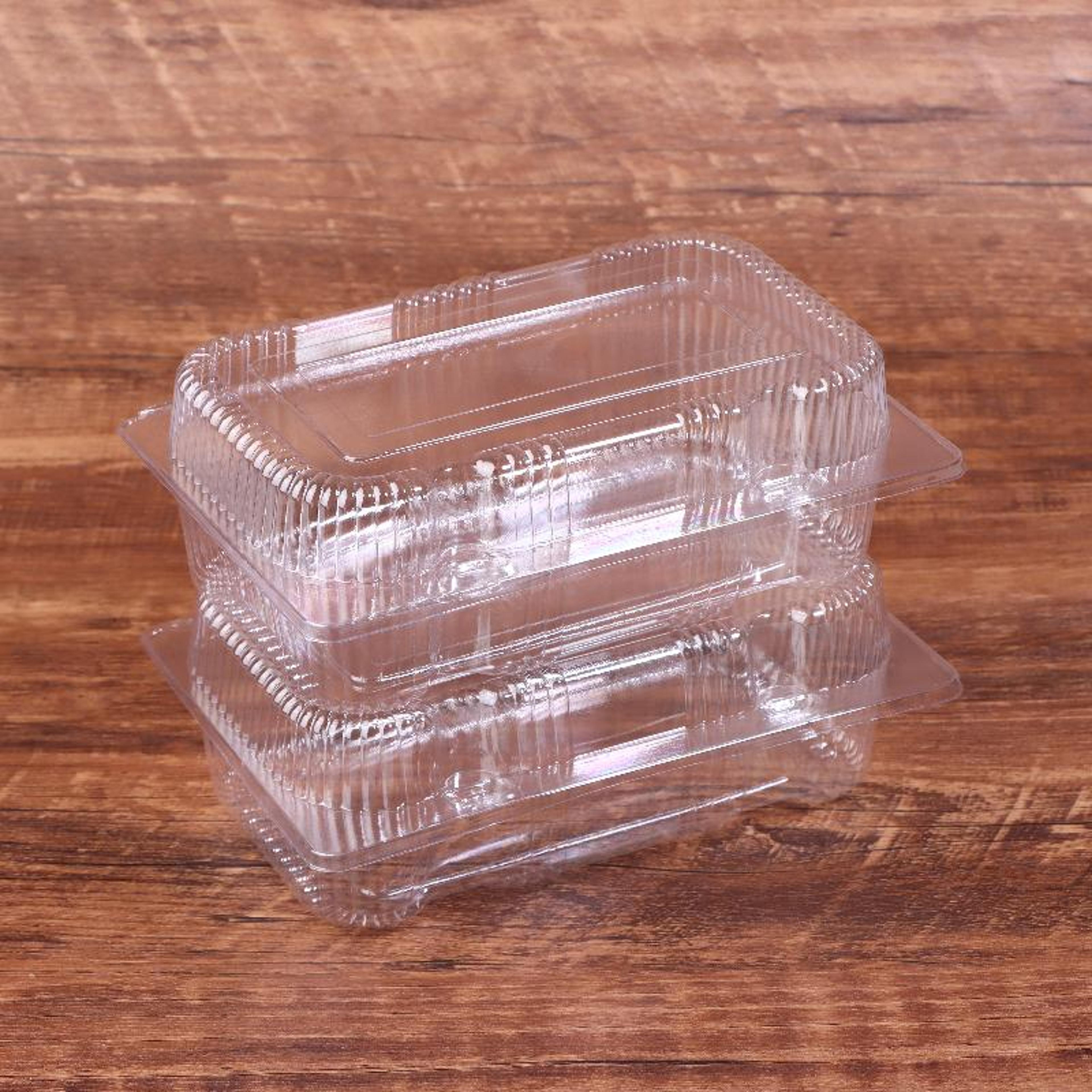 Premium Clear Plastic Food Containers Disposable Takeout  Bakery Packaging Boxes 3